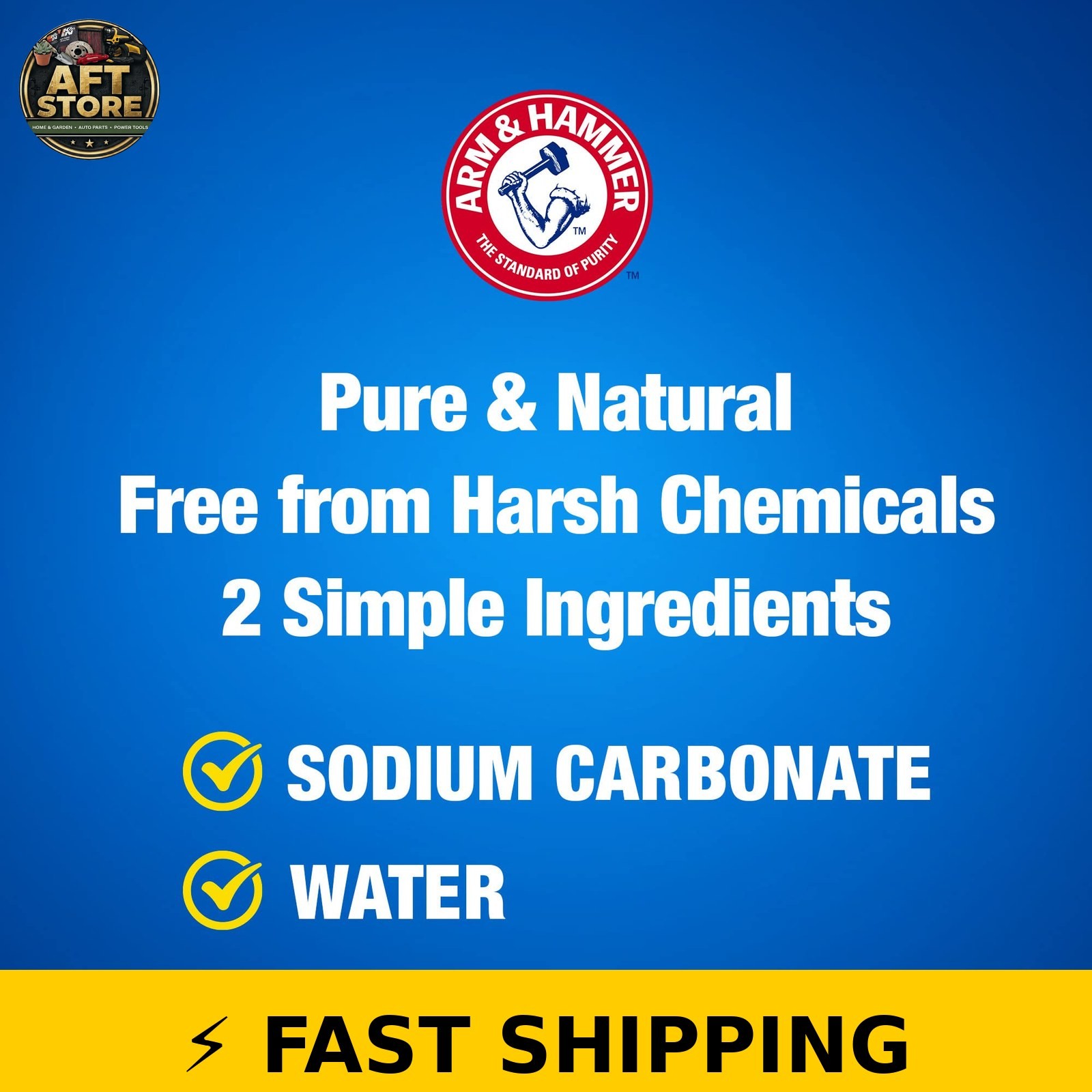 Arm & Hammer Super Washing Soda Cleaner 55 oz – Fragrance-Free