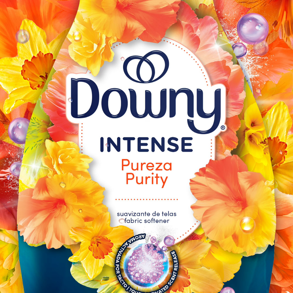 Downy Intense Liquid Fabric Softener, Purity Scent, 77 fl oz, 105 Loads, 4 Pack