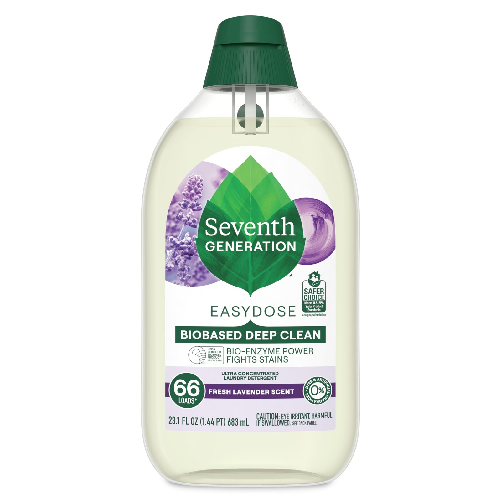 Ultra Concentrated Laundry Detergent 23oz 66 Loads Fresh Lavender AutoDosing