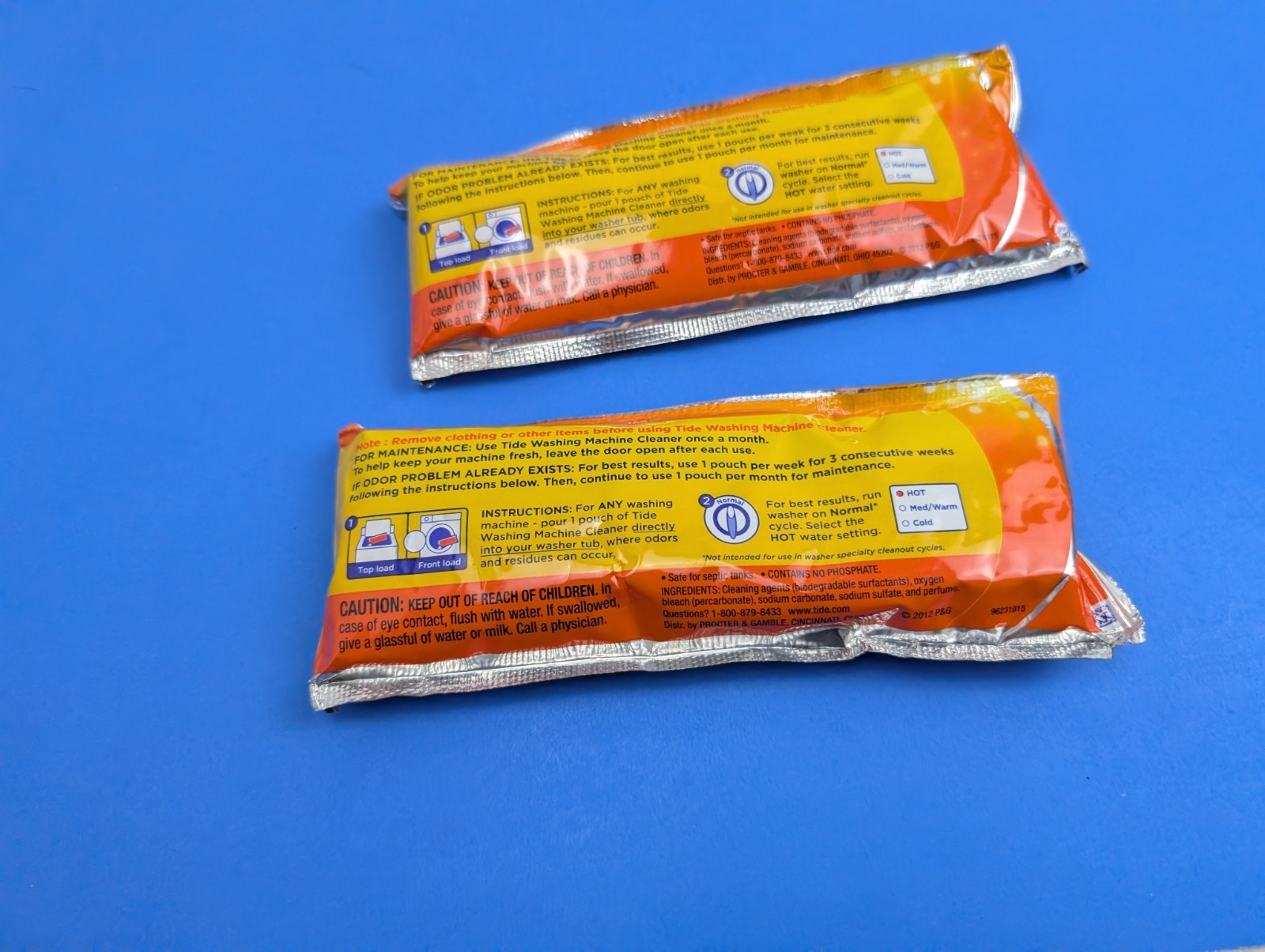 (Old Version) Tide Washing Machine Cleaner Odor Remover Fresh Scent [2 Pack]