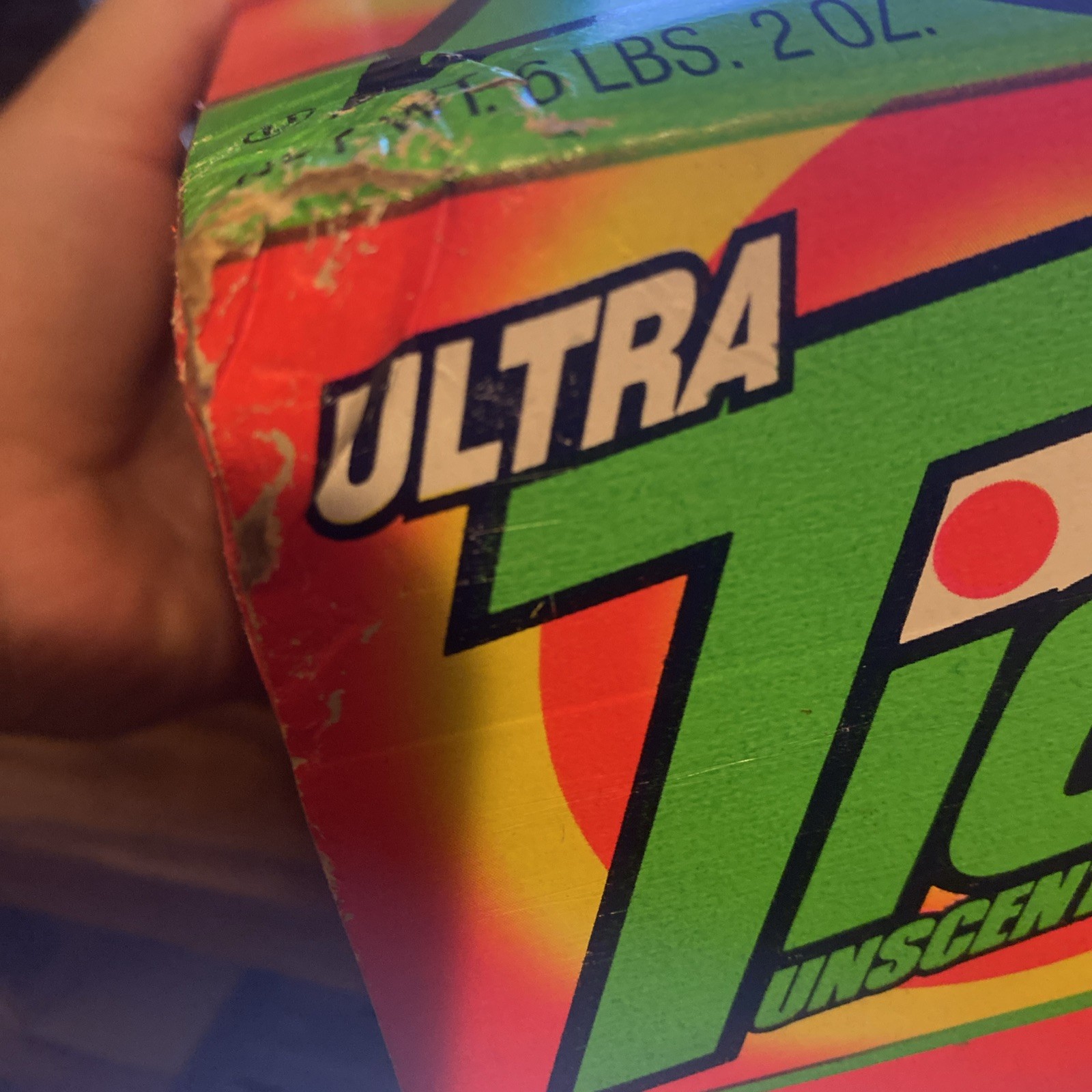 Vtg NOS Ultra Tide Powder Laundry Detergent Unscented 42 Loads 1990s Movie Prop