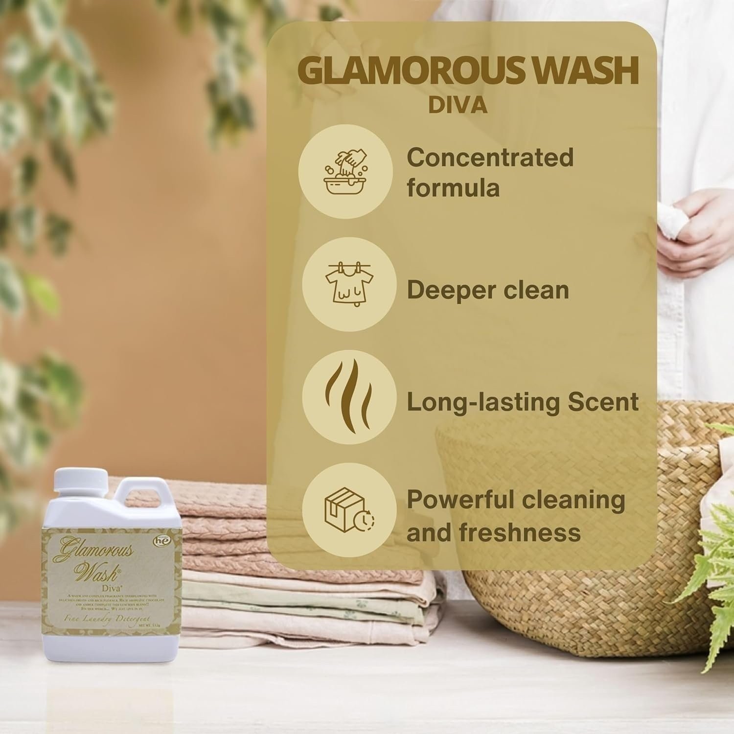 Tyler Candle Company Glamorous Wash Laundry Liquid Detergent – Pack of 1