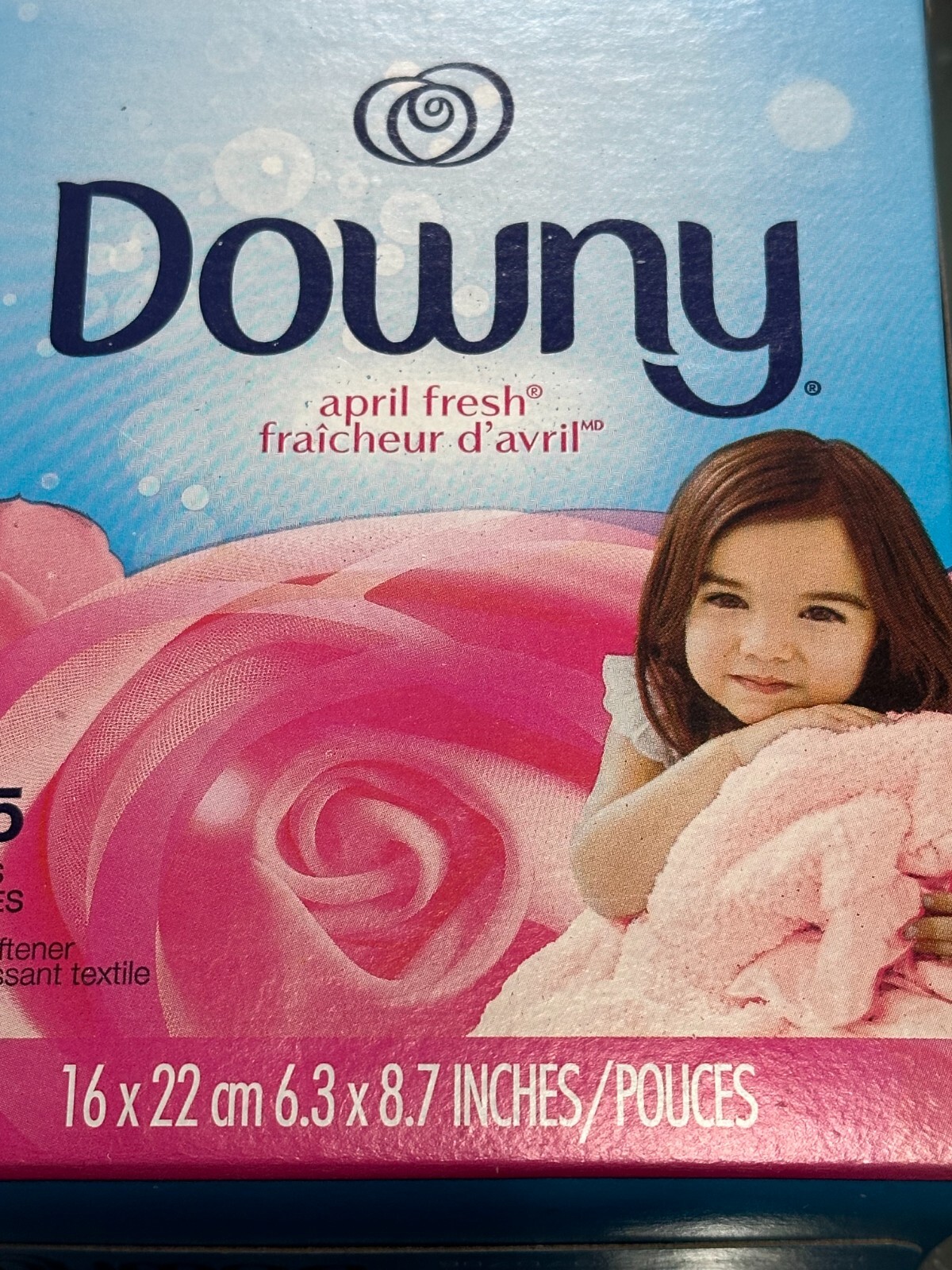 (315-Pk) Downy Fabric Clothes Softener Static Remover Dryer Sheets APRIL FRESH