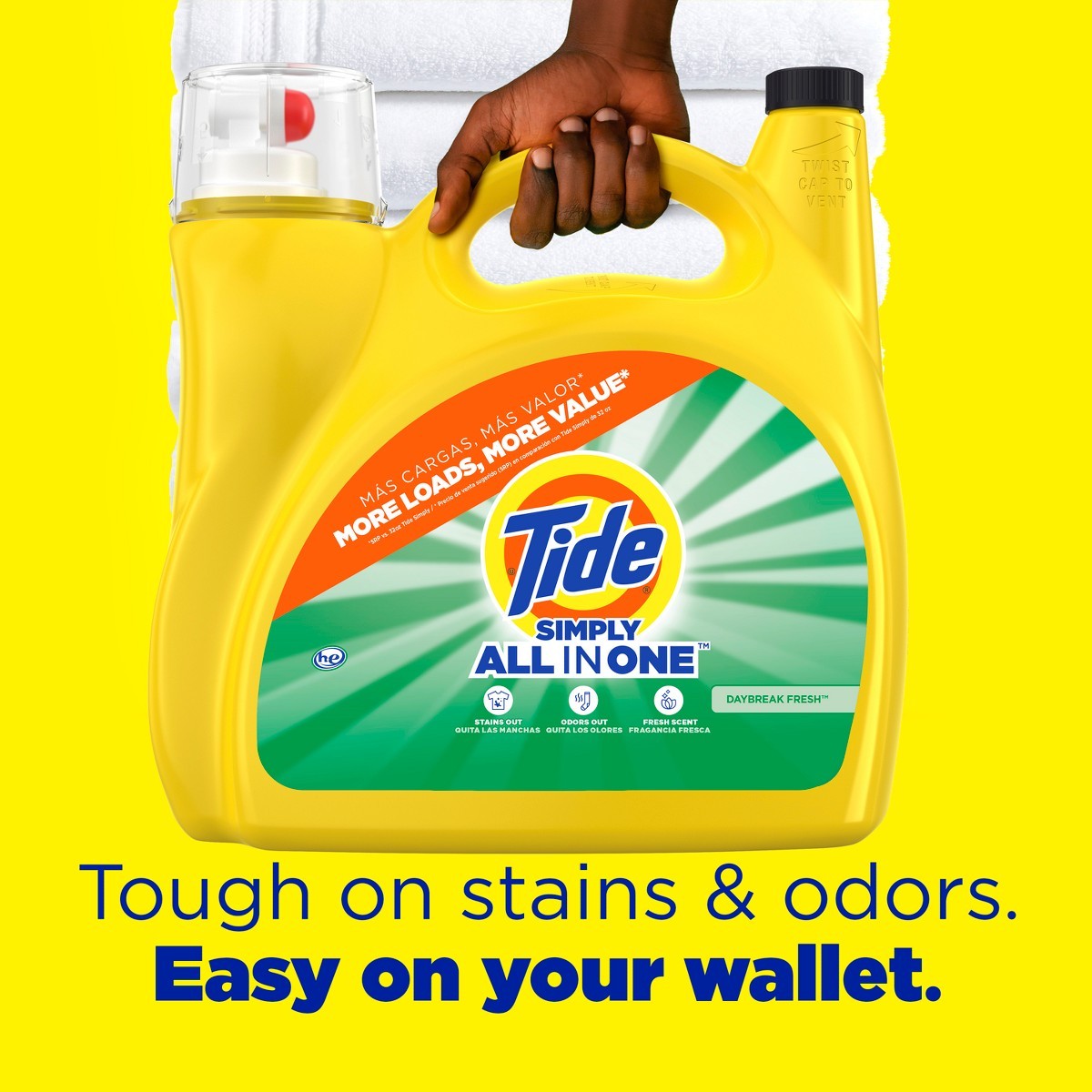 Tide Simply Daybreak Fresh Liquid Laundry Detergent – 182 fl oz