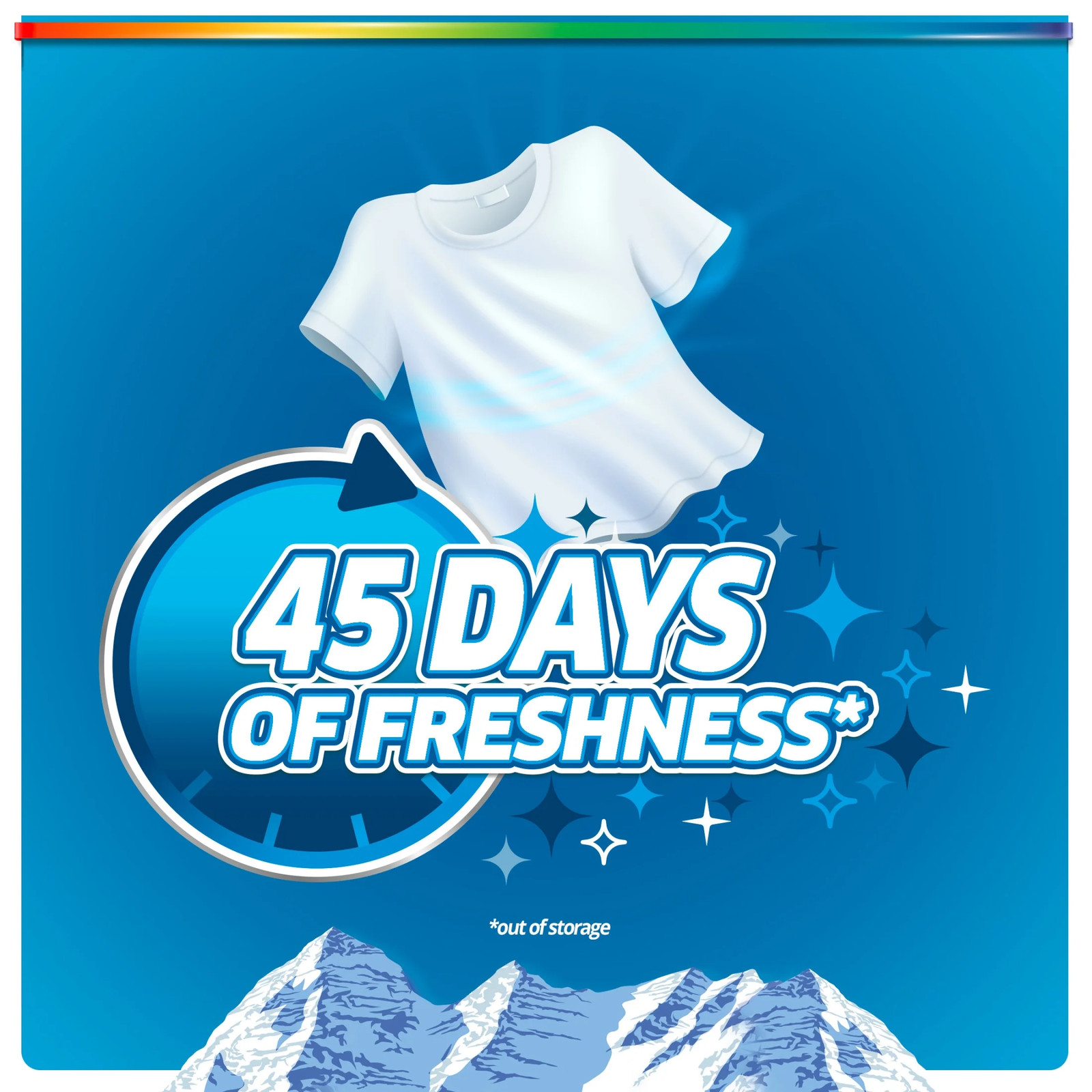 Laundry Detergent Pacs, Fresh Mountain Breeze, 66 count