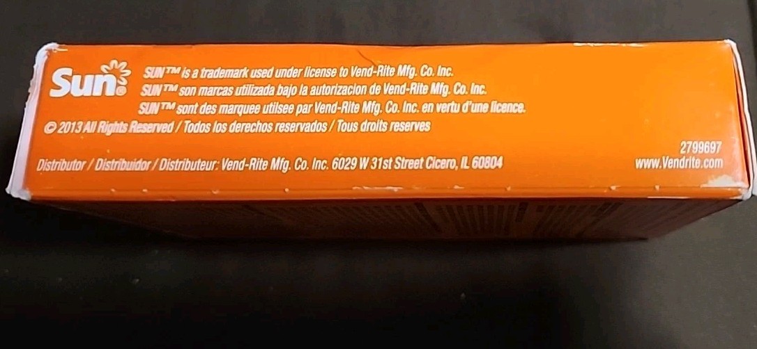 SUN 2799697 (1) Load Color Safe Powder Bleach Vend Pack – Citrus New