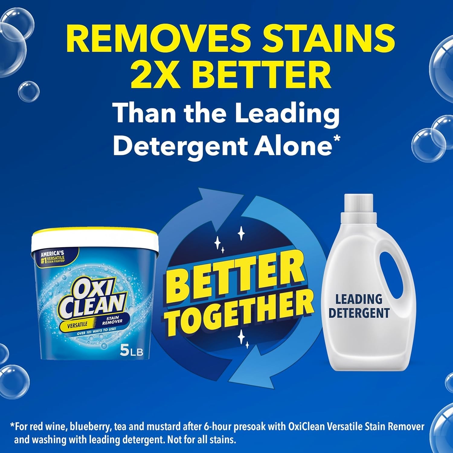 OxiClean Versatile Stain Remover Powder 5 lb Laundry Booster Color Safe