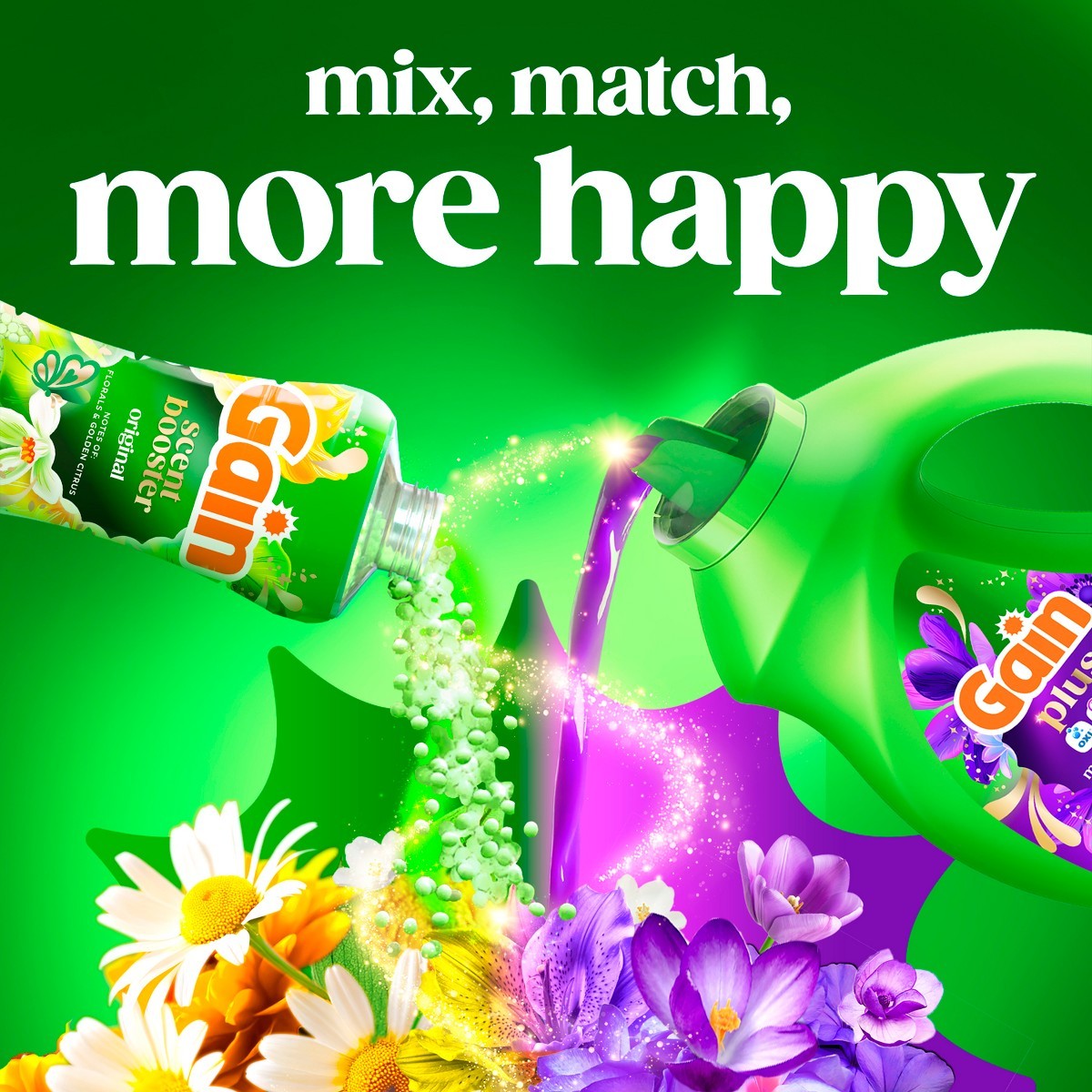 Gain Moonlight Breeze Plus Liquid Laundry Detergents 75 Loads – 99oz