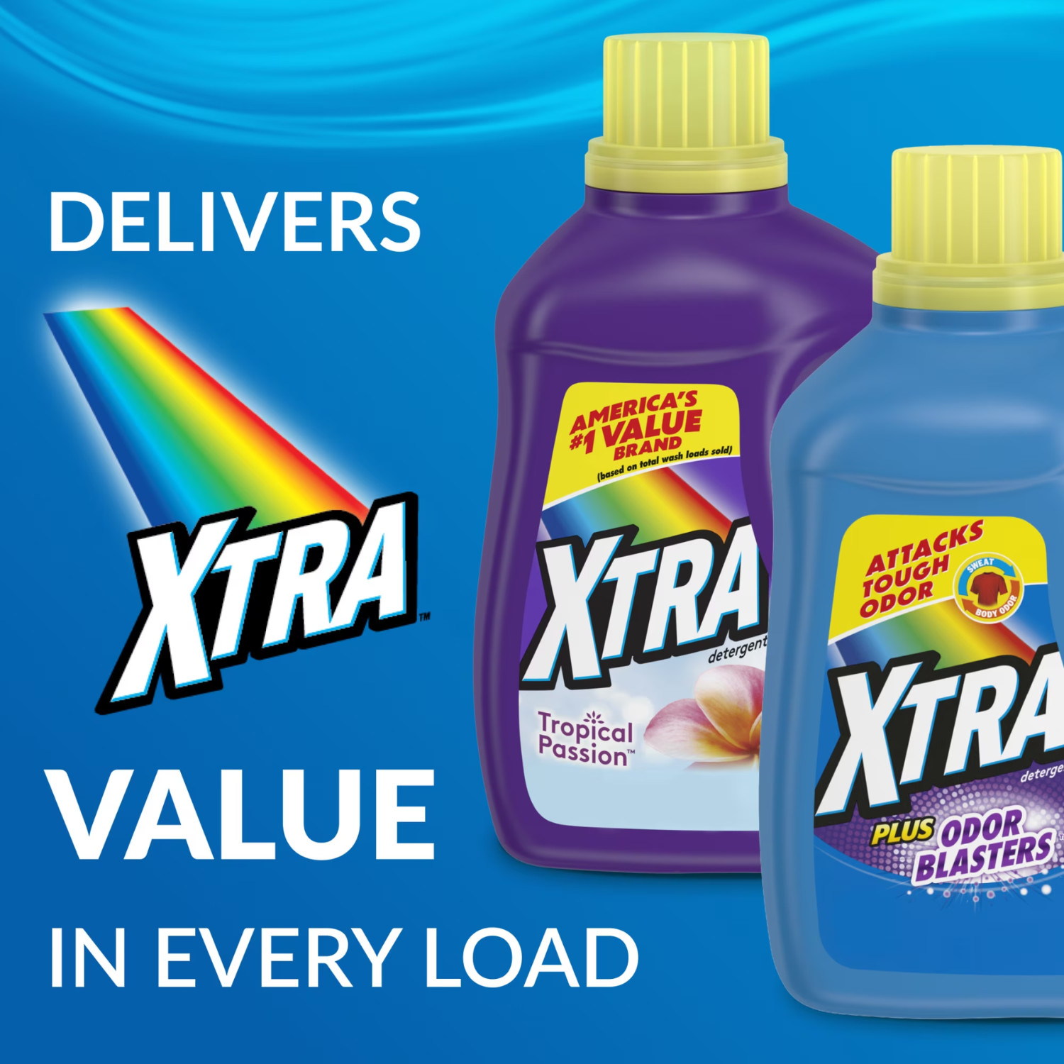 (3 Pack) Xtra Liquid Laundry Detergent Calypso Fresh Scent 312 fl oz, 260 Loads