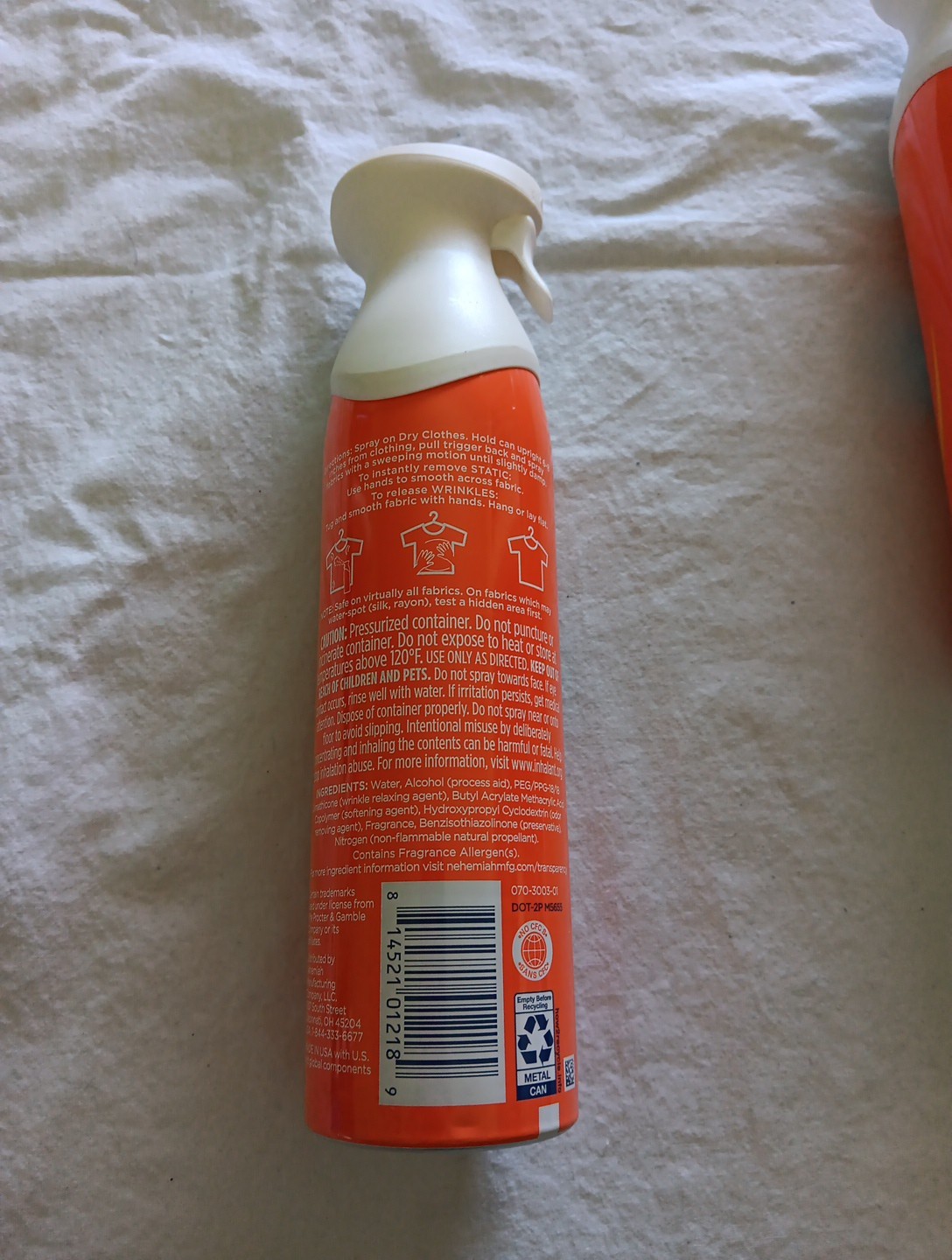 4 Bounce anti Static Spray, 3 in 1 Instant Wrinkle Release (BN19)