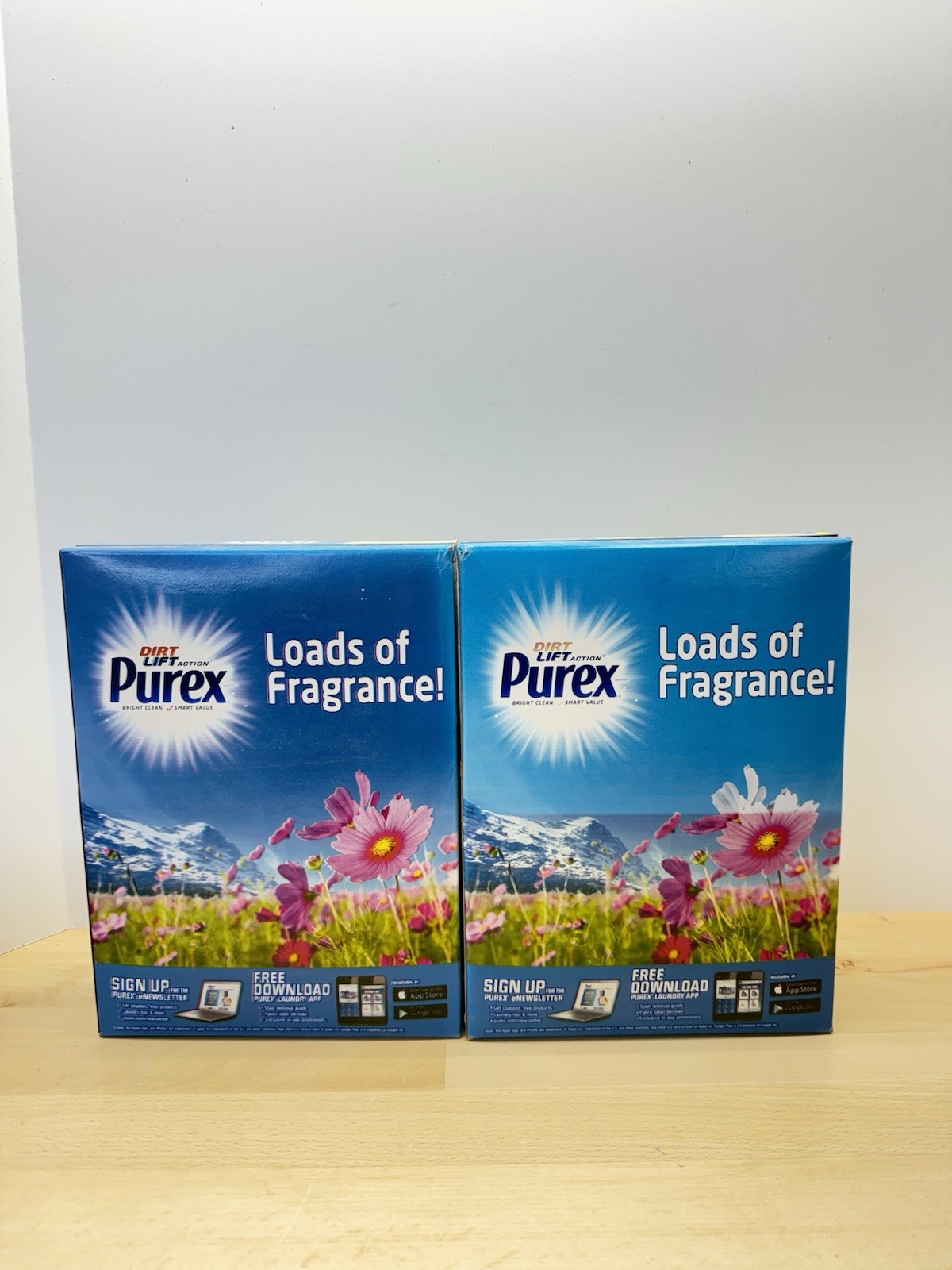 Purex DIRT LIFT ACTION Crystals Laundry Detergent FRESH MOUNTAIN BREEZE 22oz X2
