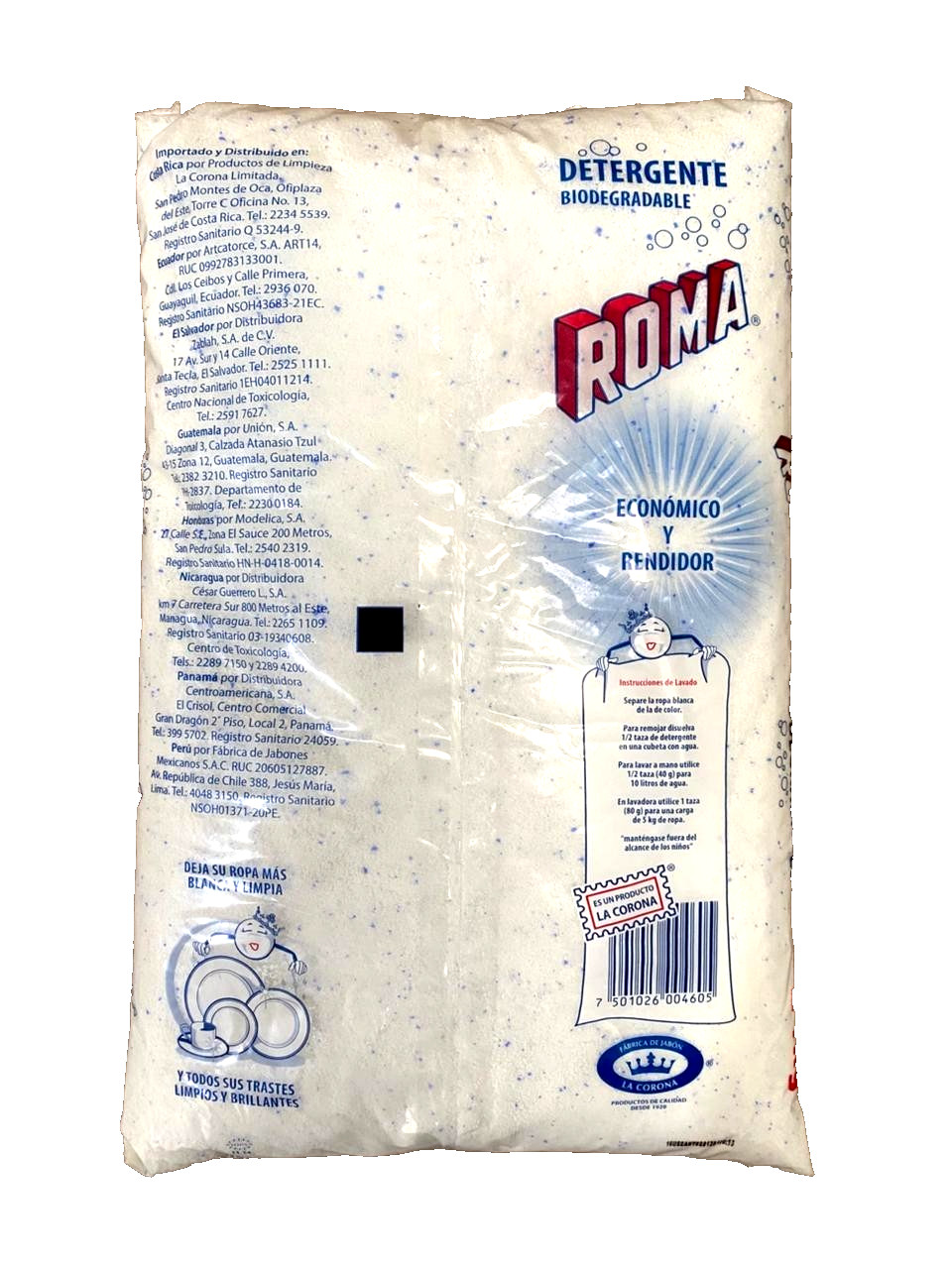 Authentic Mexican FOCA Detergent Biodegradable 1kg/ 2.2lbs