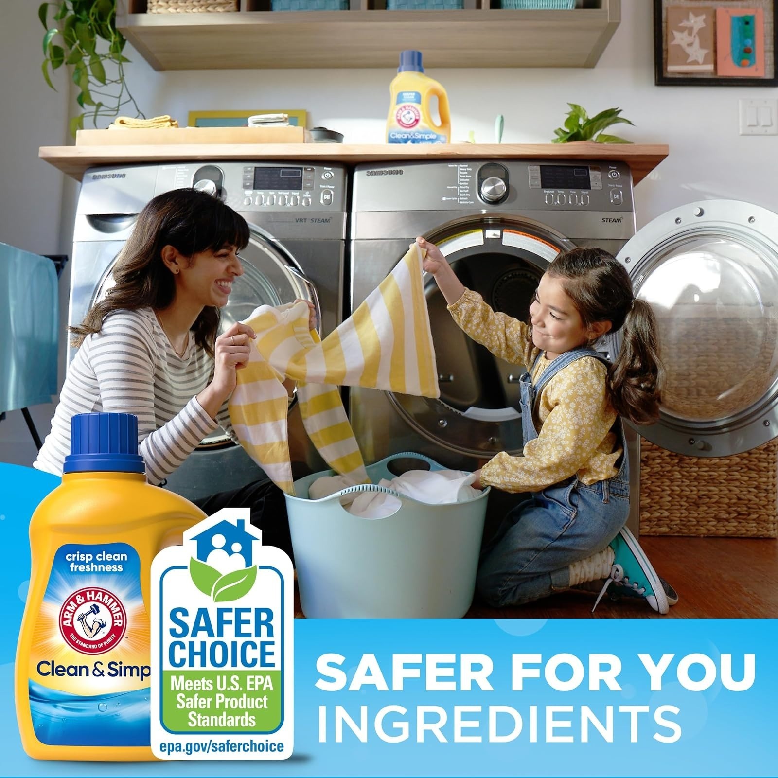 ARM & HAMMER Clean & Simple Liquid Laundry Detergent 100.5 Fl oz 77 Loads
