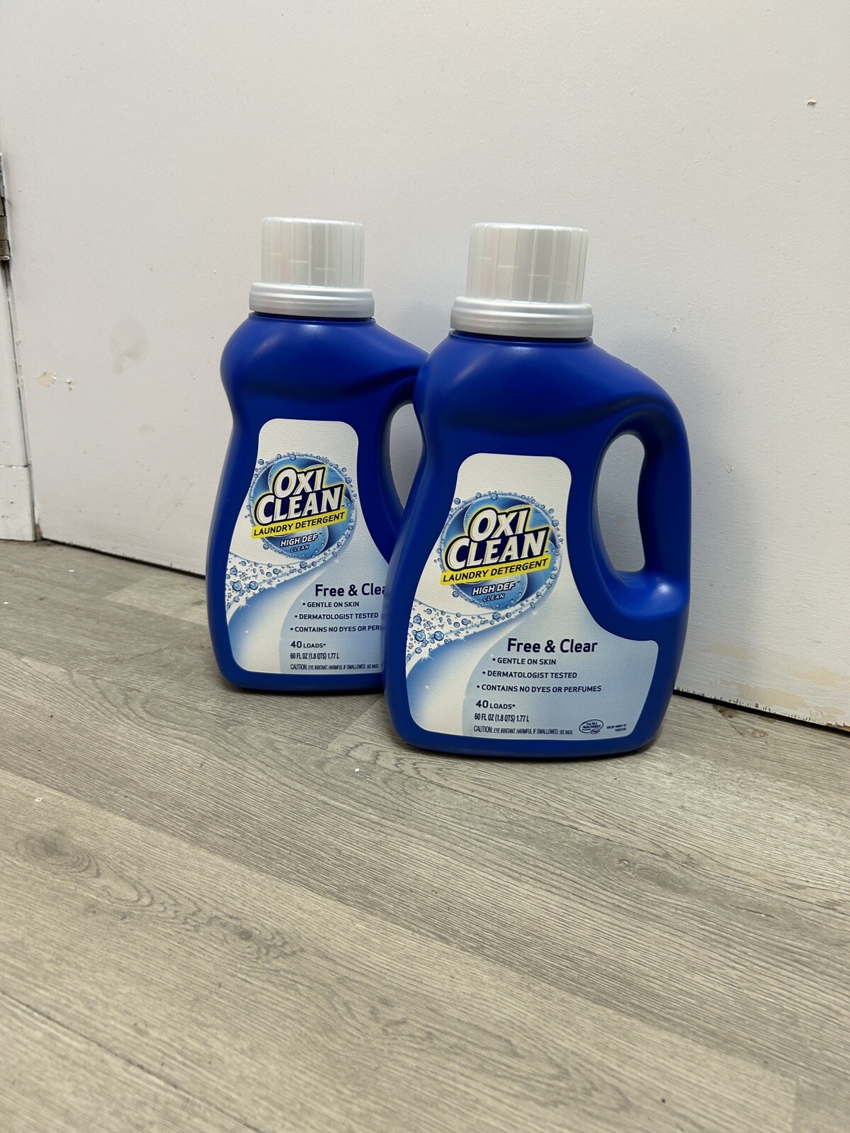 OxiClean™ High Def™ Clean Free & Clear Laundry Detergent 60 fl. oz. Jug 2 Pack!