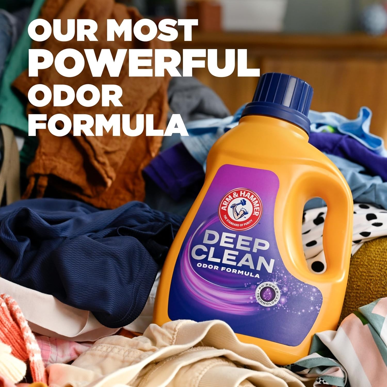 High-Efficiency Detergent with Baking Soda – Deep Clean & Fresh Scent, 50 Loads