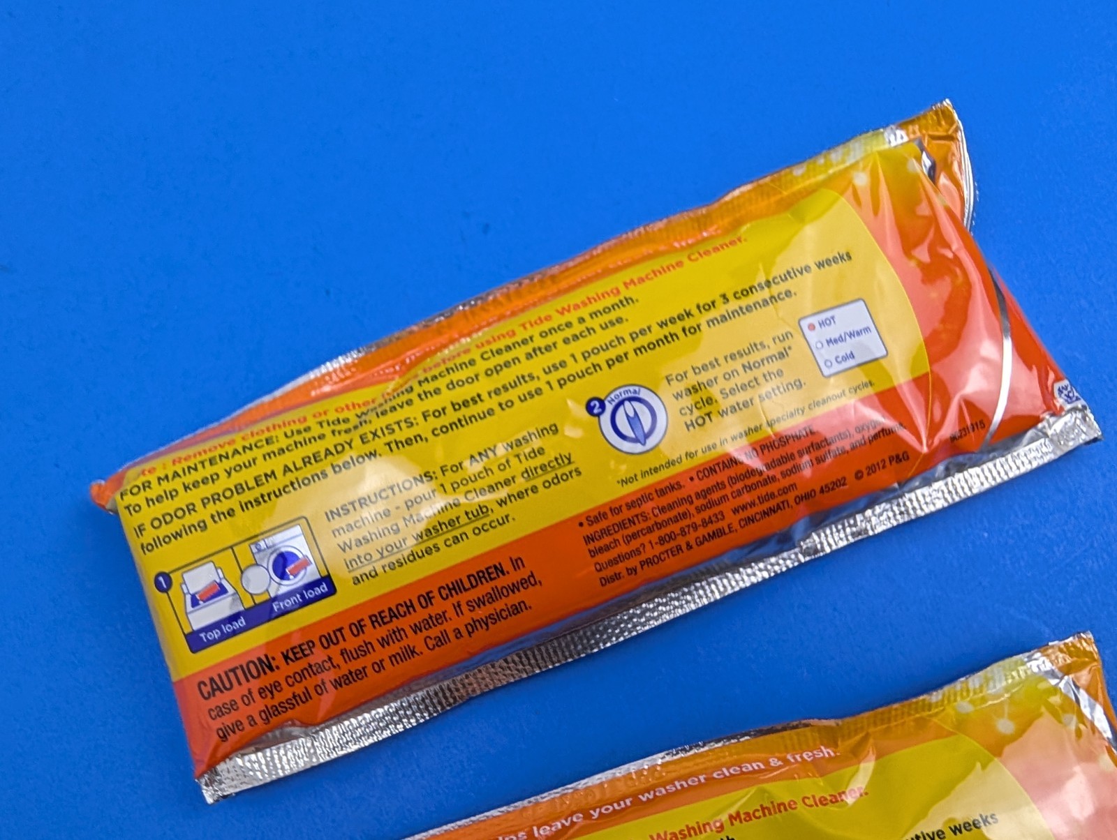 (Old Version) Tide Washing Machine Cleaner Odor Remover Fresh Scent [2 Pack]