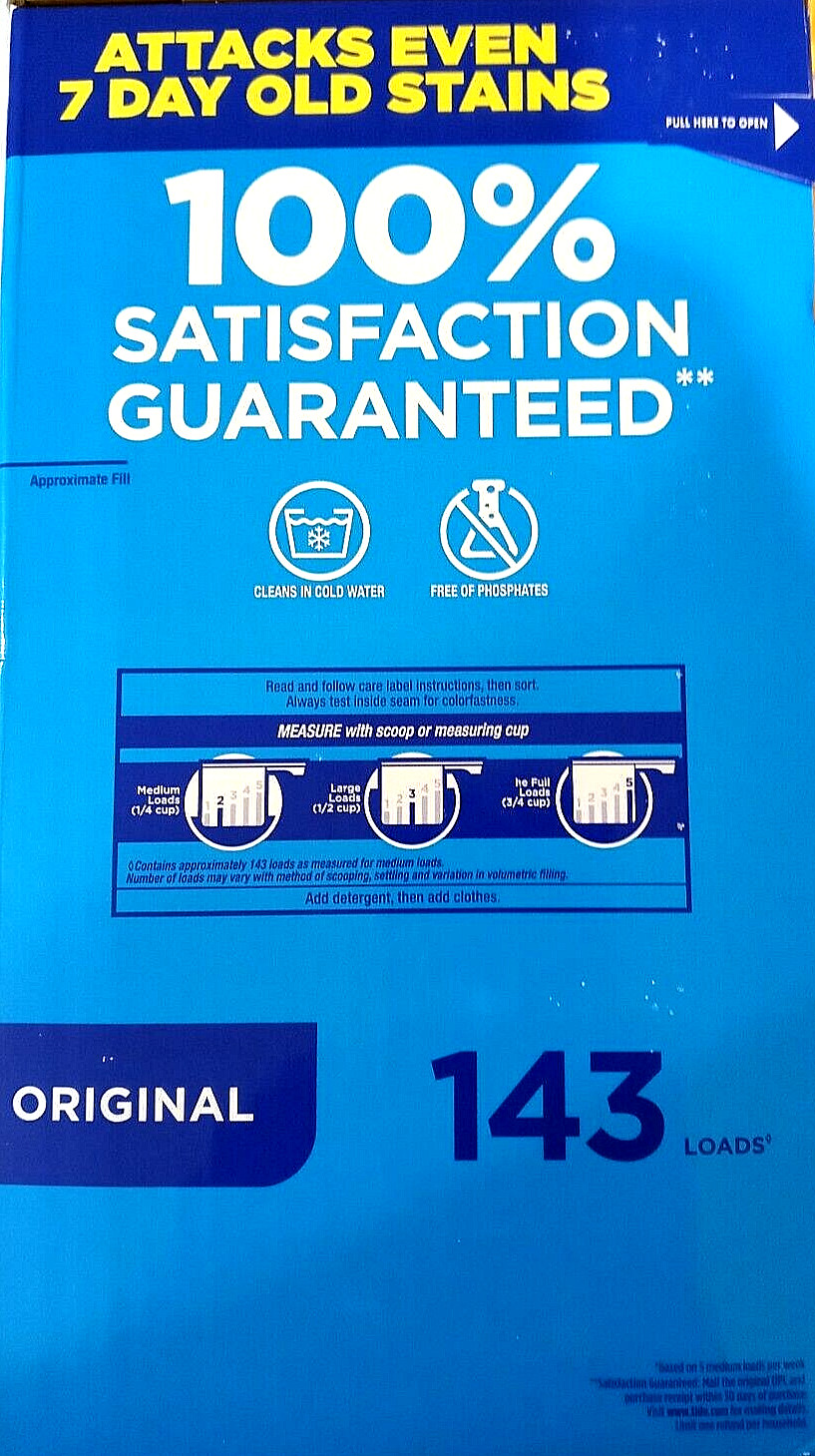 Tide Ultra Oxi he Powder Laundry Detergent Original 250 oz (15.6 lb) 143 loads