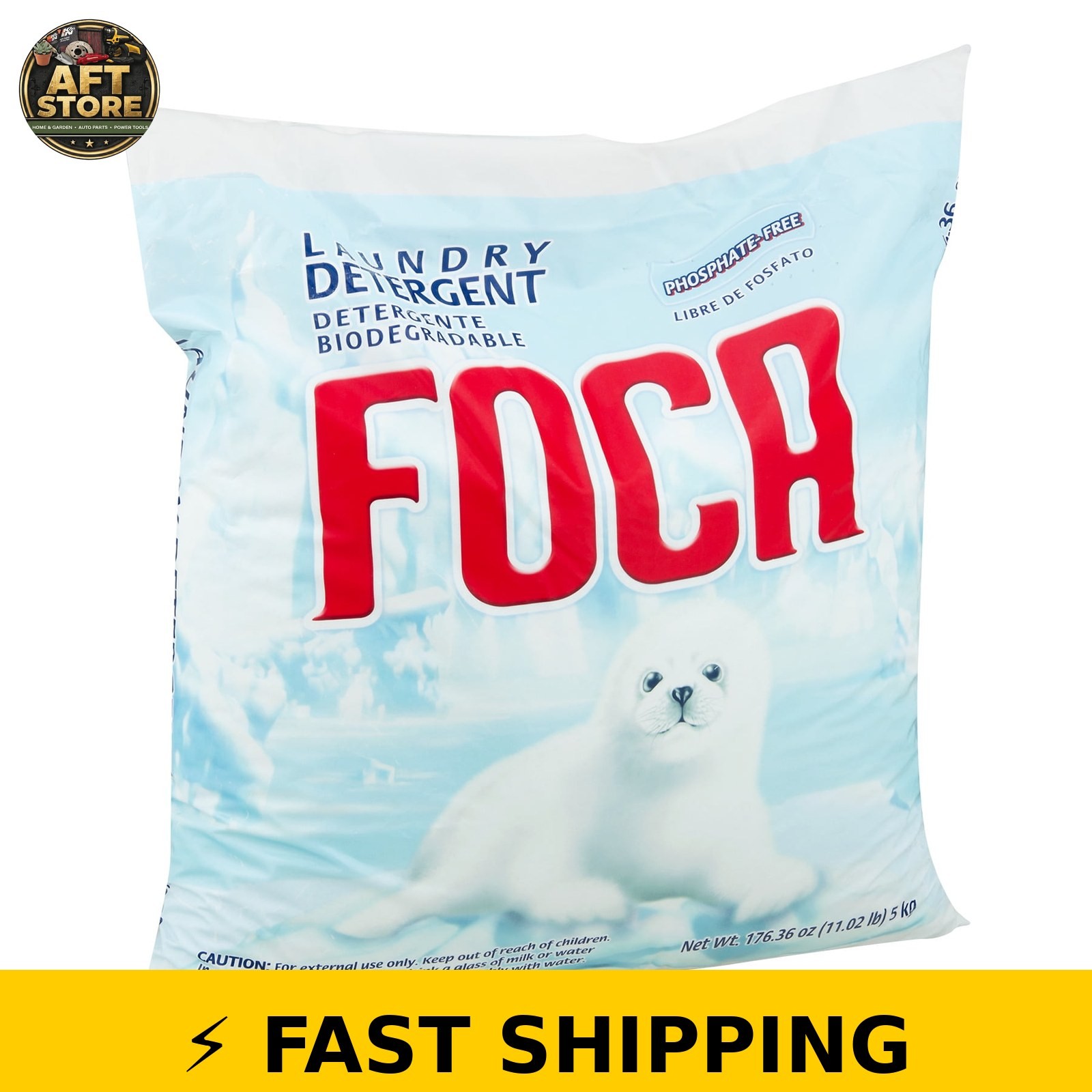 Foca Laundry Detergent 176.36 oz Biodegradable & Phosphate-Free