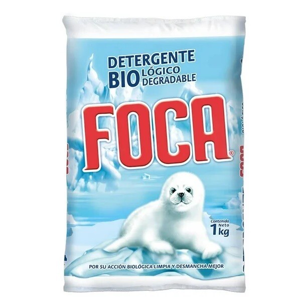 2 BOLSAS DE JABÓN MEXICANO FOCA – FOCA POWDER DETERGENT (2 PACK)