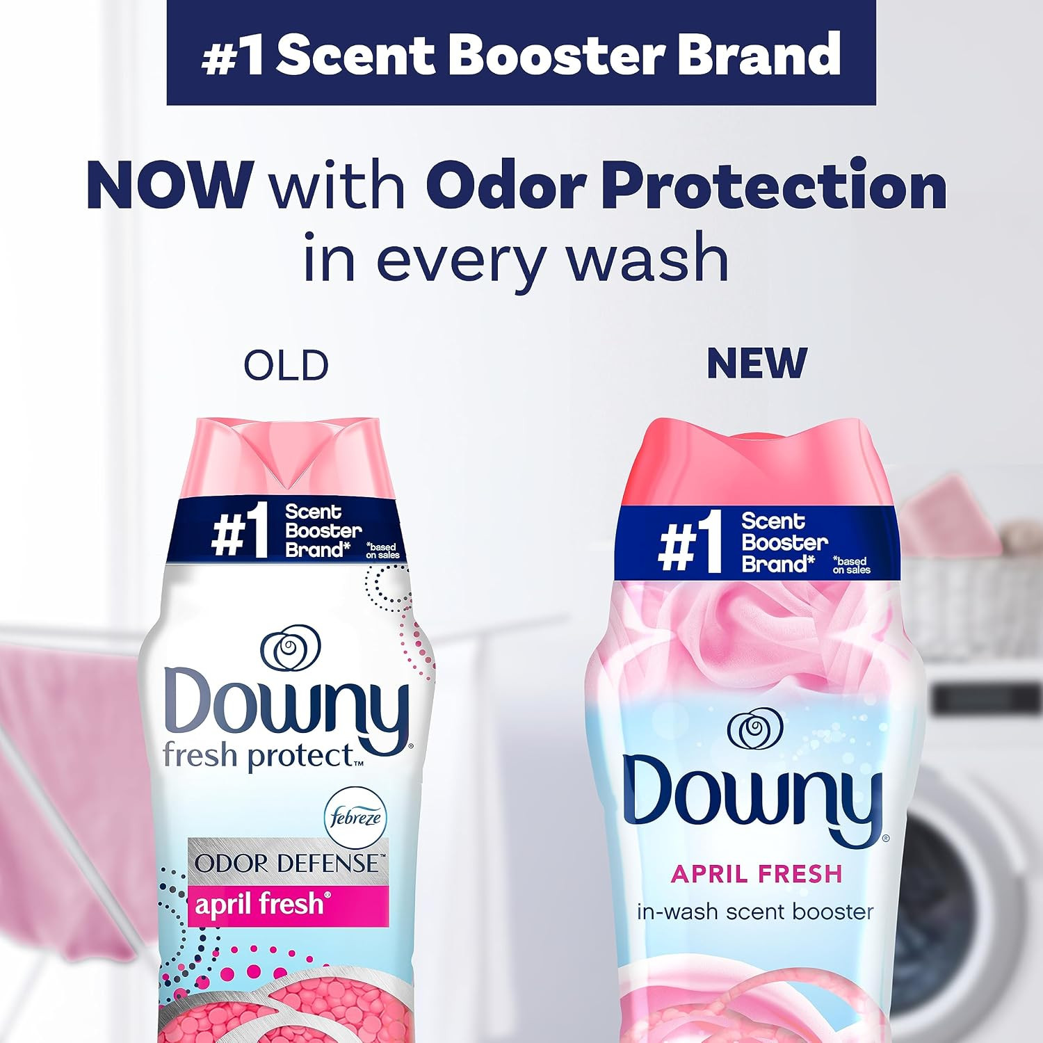 Downy April Fresh In-Wash Laundry Scent Booster Beads, 30.1 Oz, Laundry Scent Be