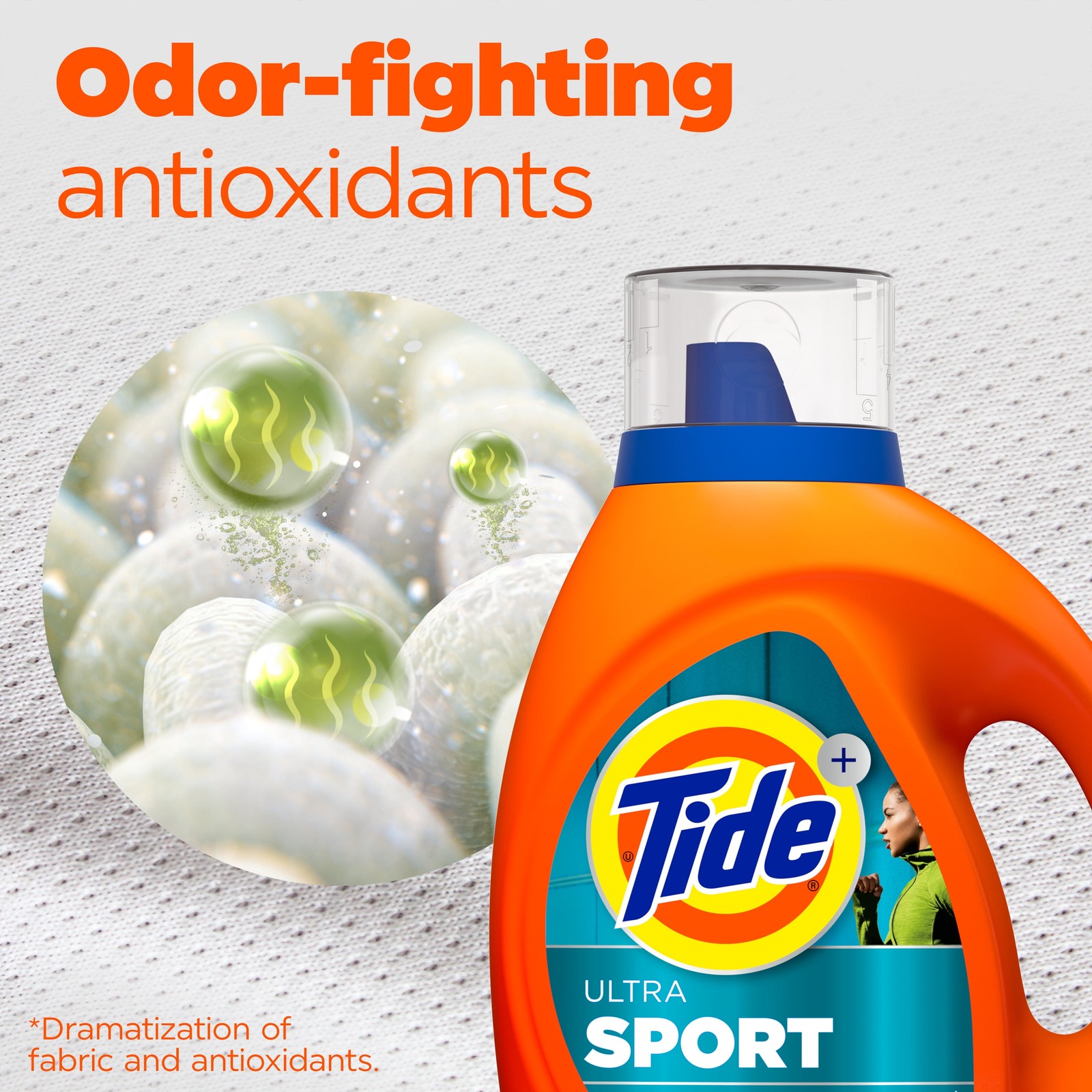 Tide Ultra Sport Liquid Laundry Detergent, Advanced Sweat 117 fl oz, 83 Loads
