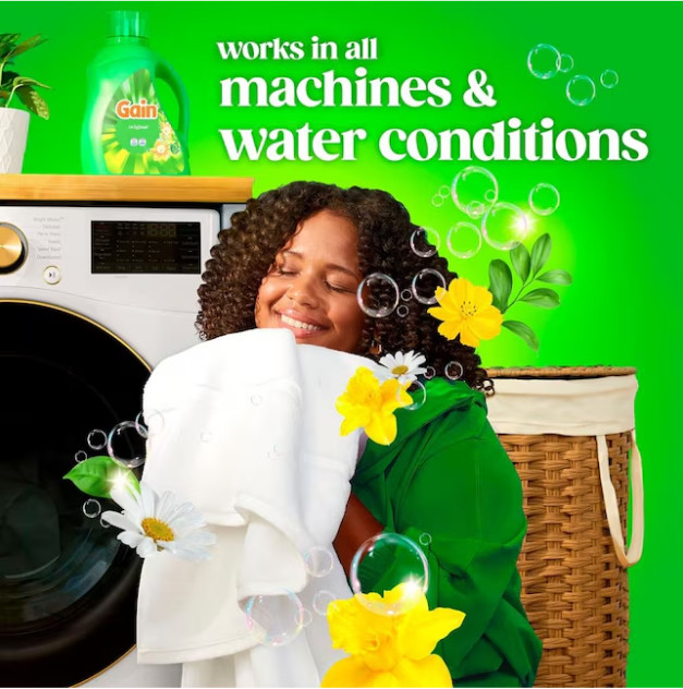 Gain Original Original HE Laundry Detergent 100 Loads 132 -fl oz