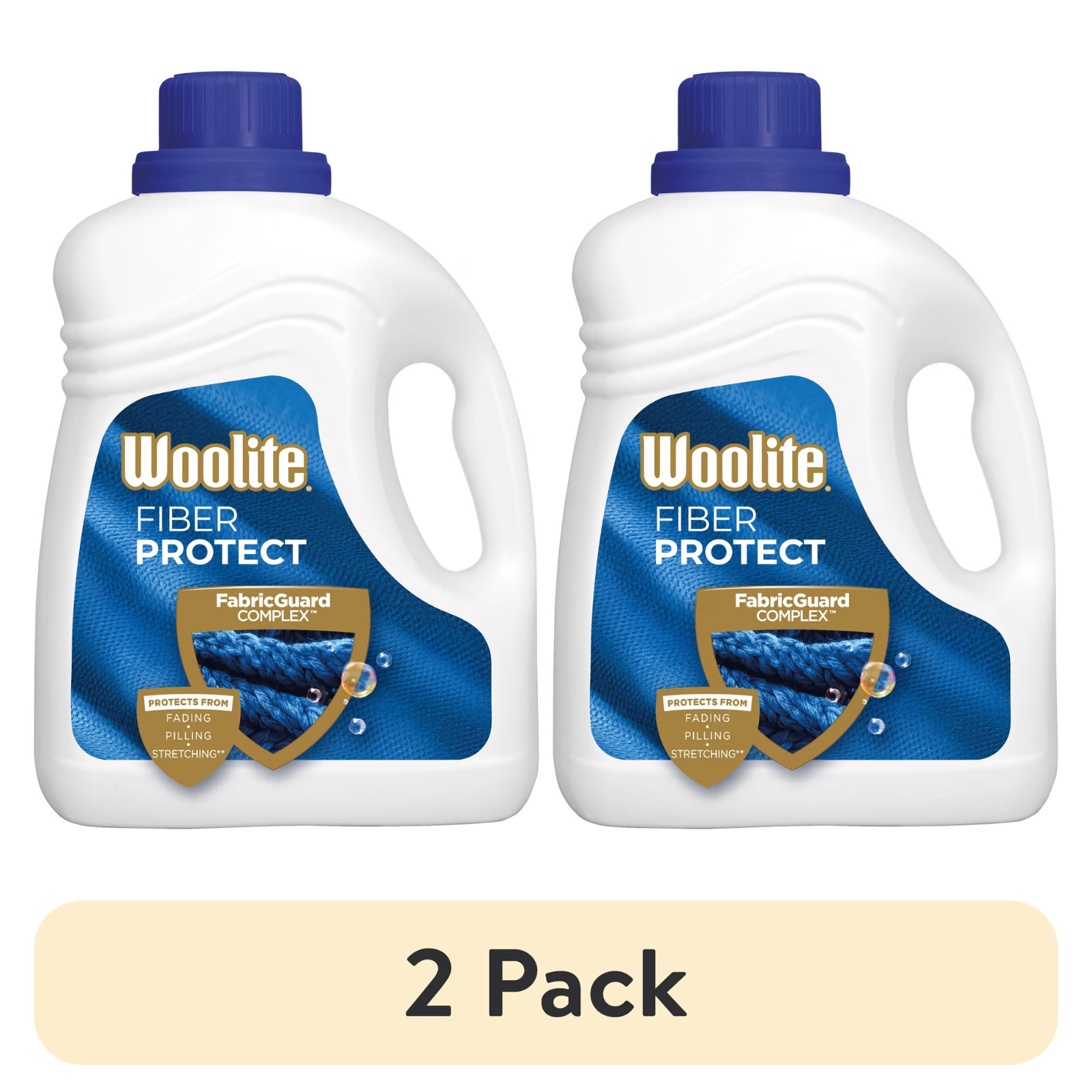 (2 pack) Woolite Damage Defense Liquid Laundry Detergent, 100 fl oz, 66 Loads