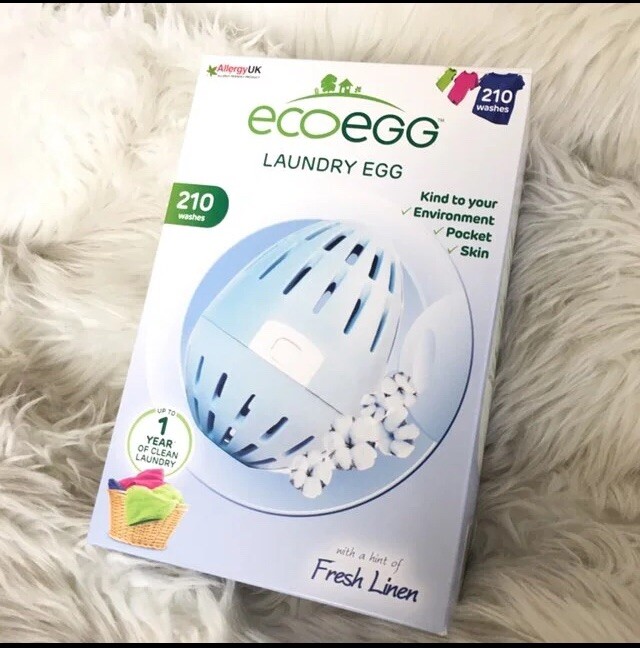 EcoEgg Laundry Egg 210 Wash Fresh Linen Hypoallergenic Egg include Discontinued