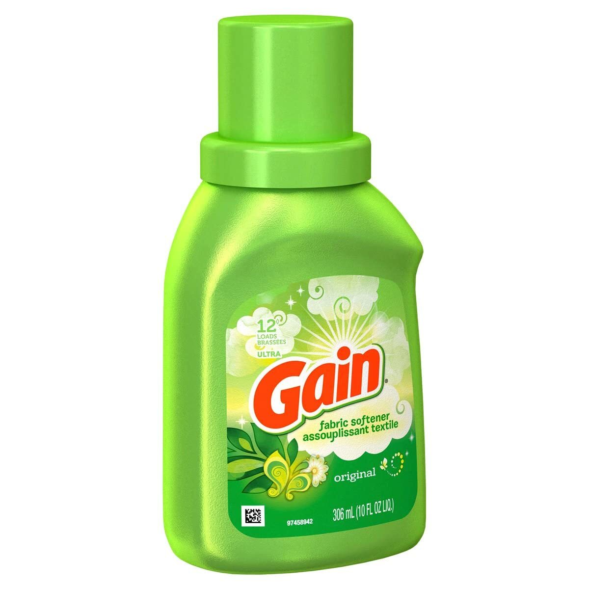 Gain Liquid Fabric Softener Original 10oz#98092, One Size, Multicolored
