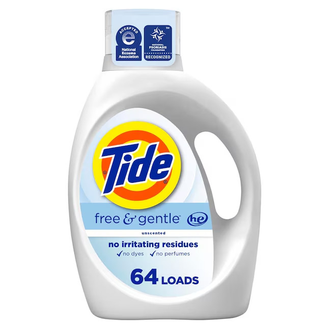 Tide Free and Gentle HE Laundry Detergent 64 Loads 84 -fl oz
