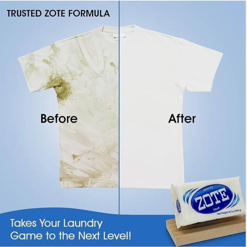 Pack Of 3 ZOTE PINK SOAP – Washing Clothes 7oz Bars (200g) EA Laundry Soap Jabon