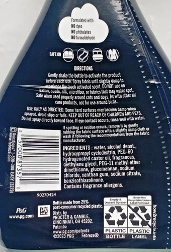 2 Pack Combo Febreze Downy Unstoppables Fabric Spray & Scent Bead Paradise