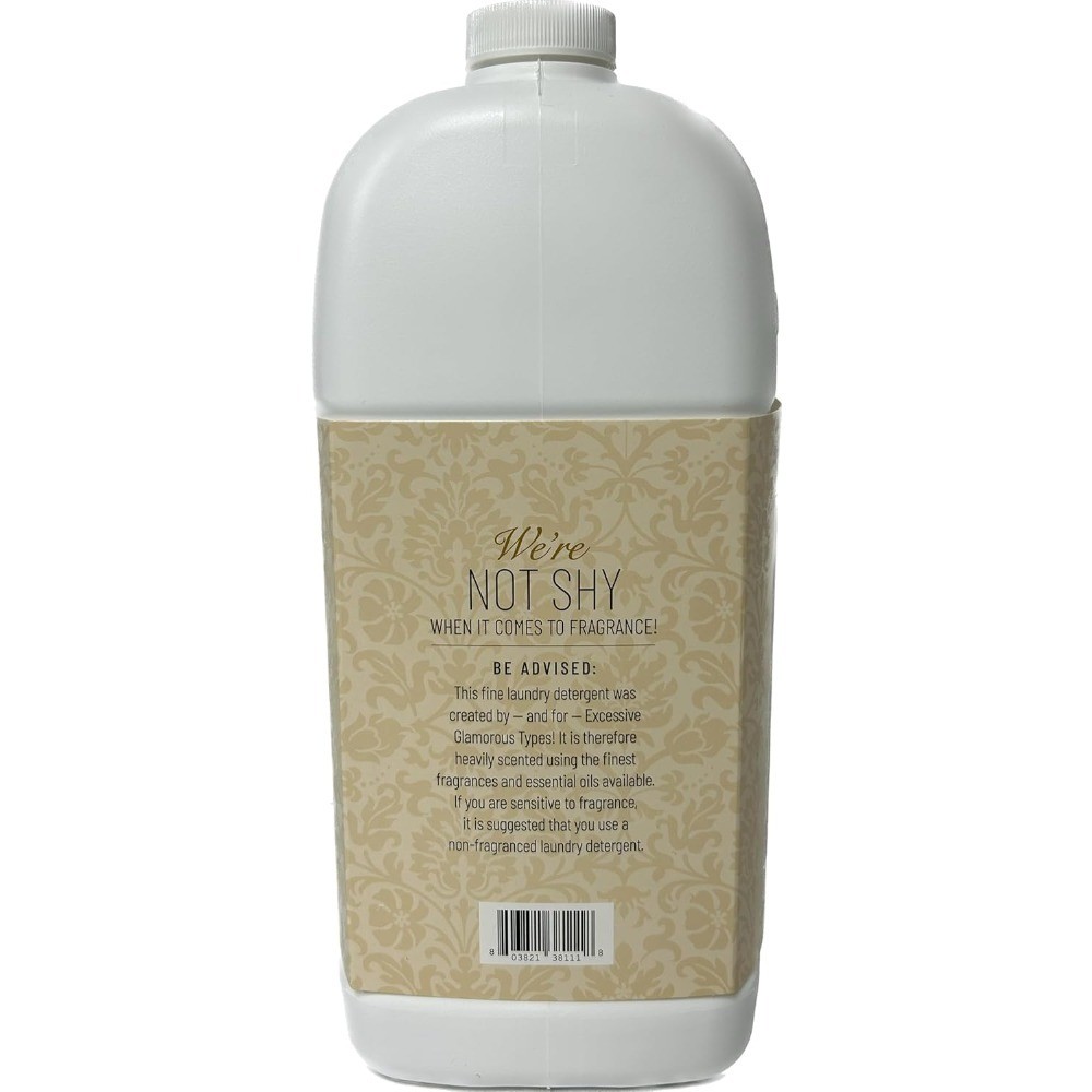 Glam Wash Laundry Detergent for Top Loaders, Concentrated Formula, 1 Gallon, 128