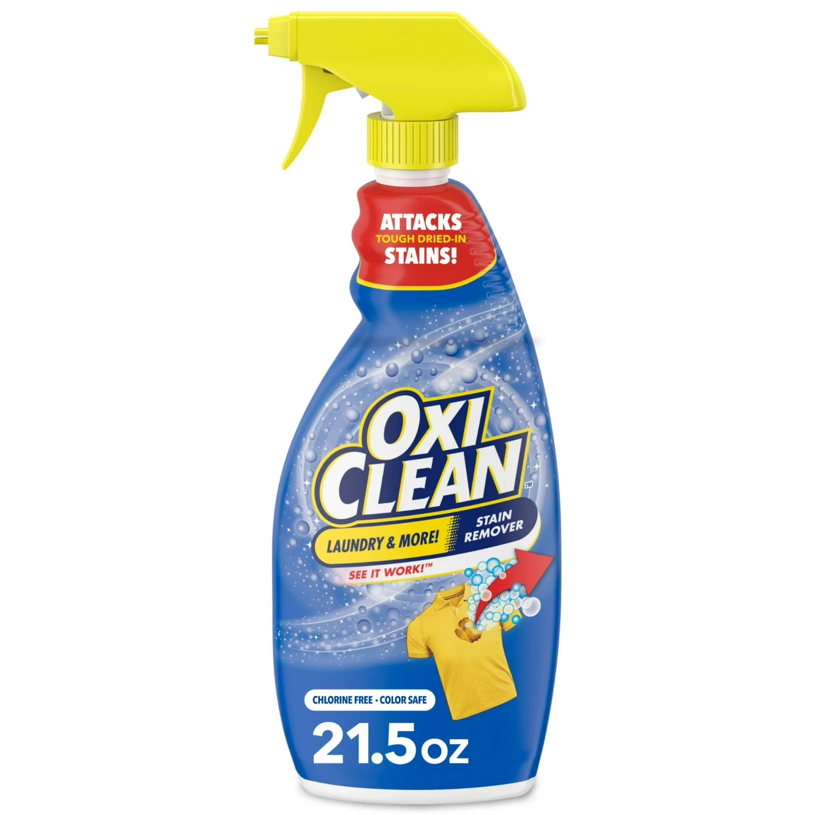 OxiClean Laundry Stain Remover Spray 21.5 fl oz 636ml Fabric Clothes Cleaner