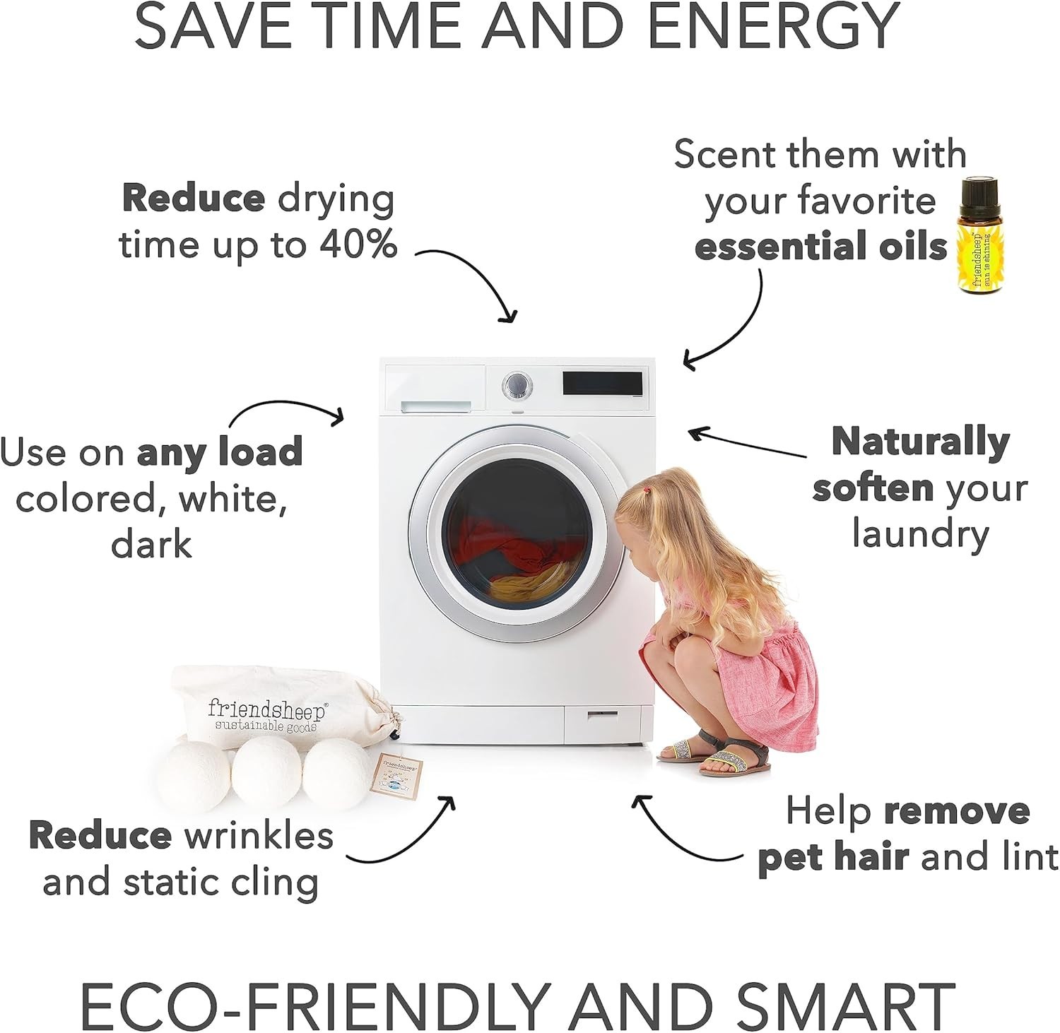 Hypoallergenic Eco-Friendly Dryer Balls