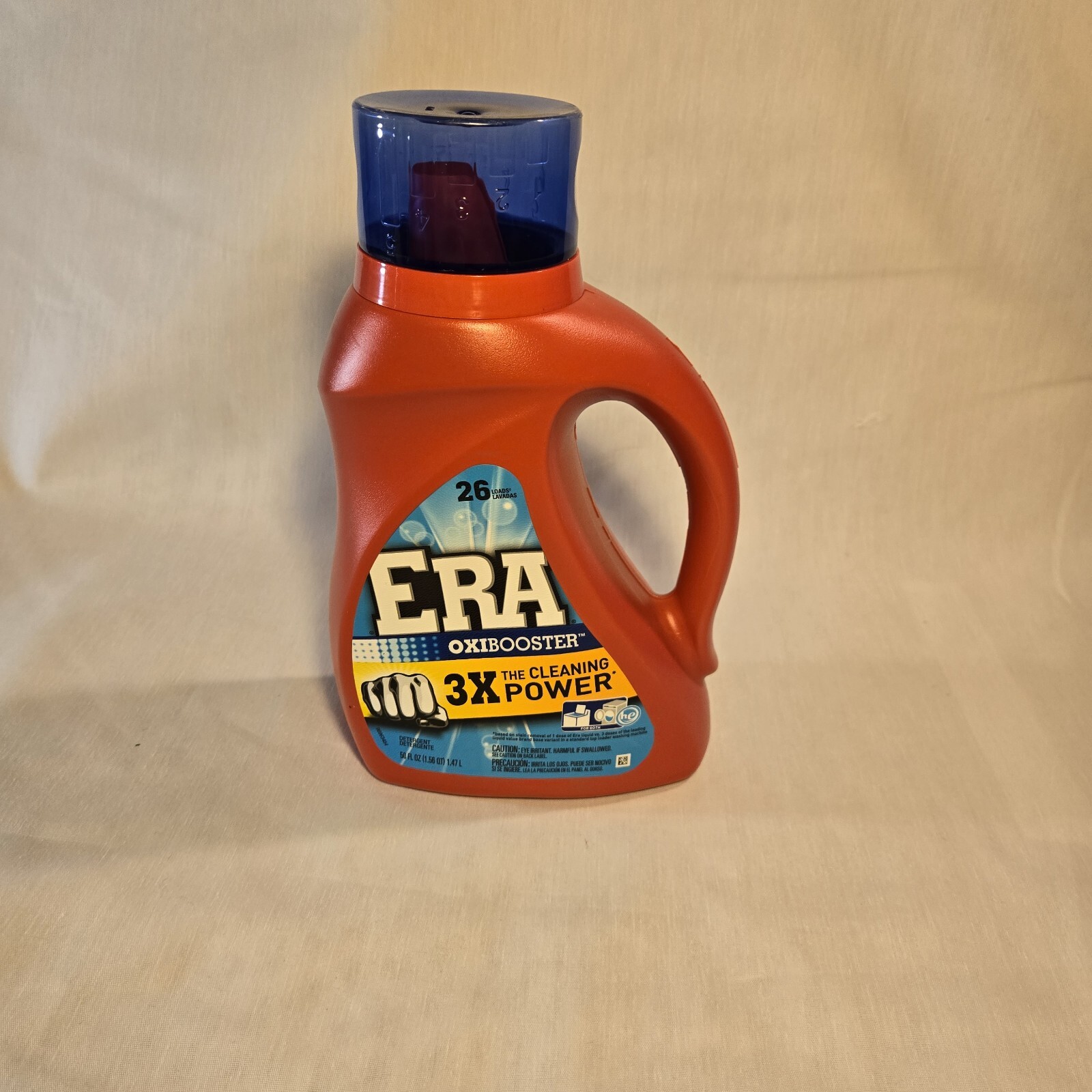 (1) BRAND NEW ERA 3X w/Oxibooster Laundry Detergent for All Machines 50 fl oz.