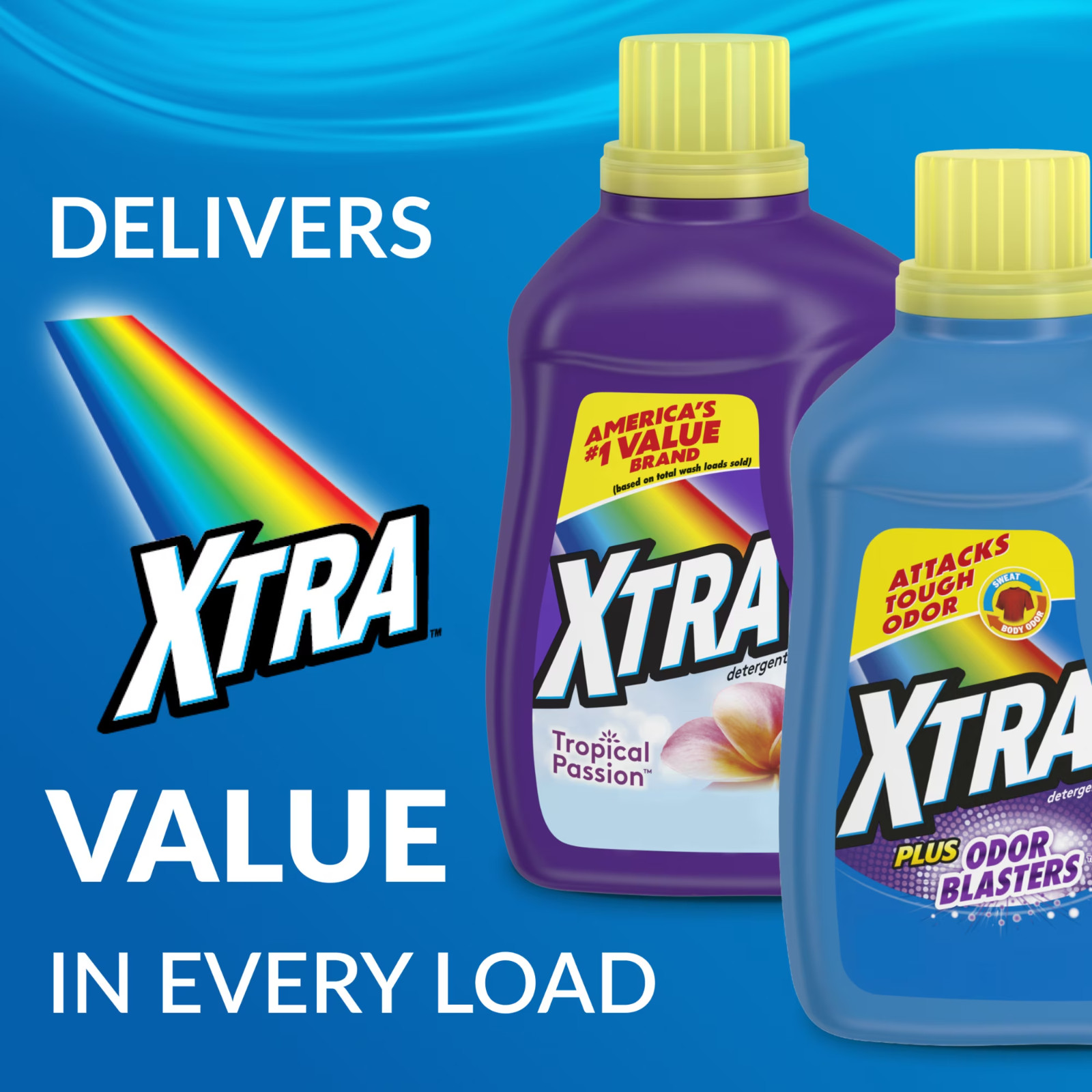 Xtra Liquid Laundry Detergent Soap, Calypso Fresh Scent, 312 fl oz, 260 Loads