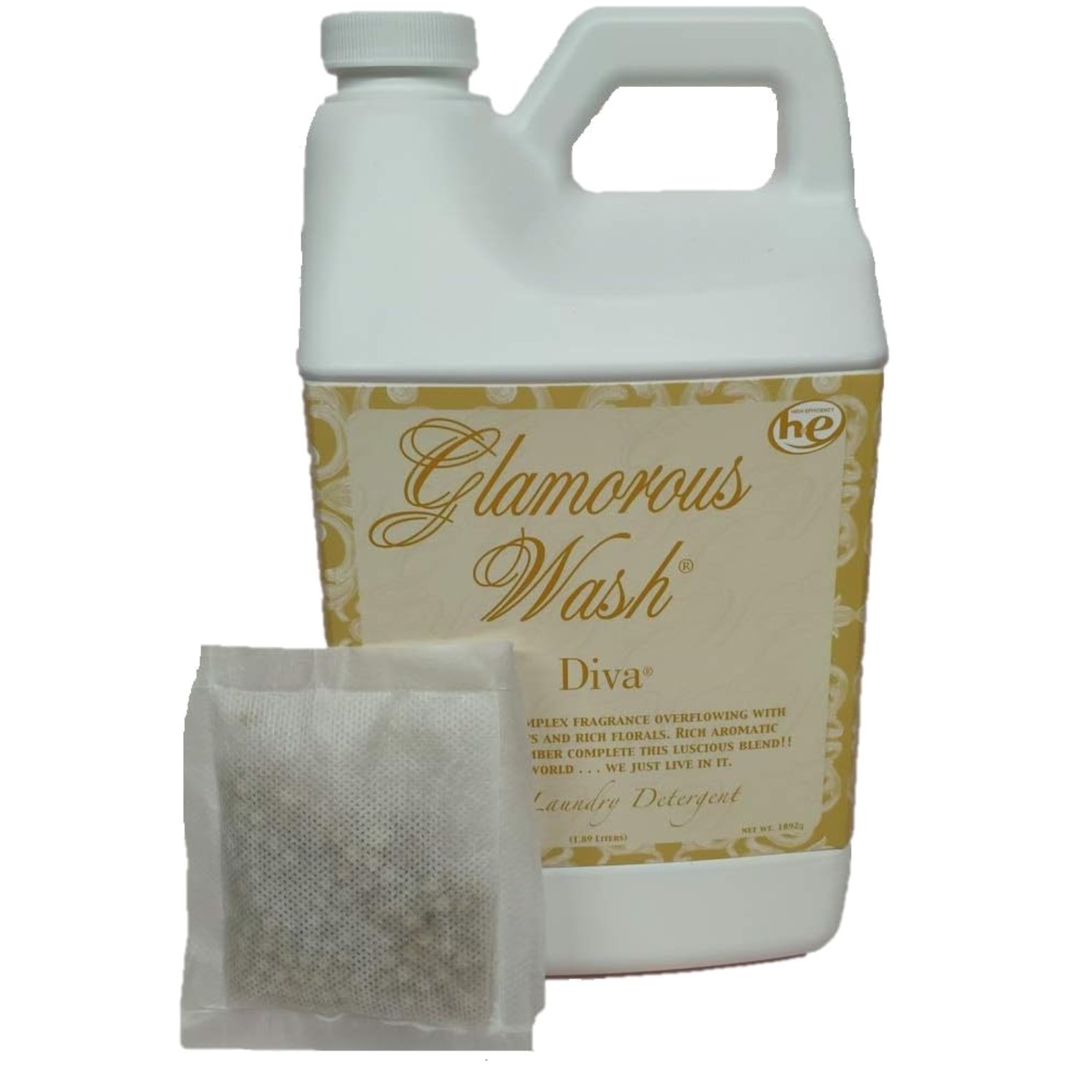 Glamorous Wash Diva Half Gallon Laundry Detergent