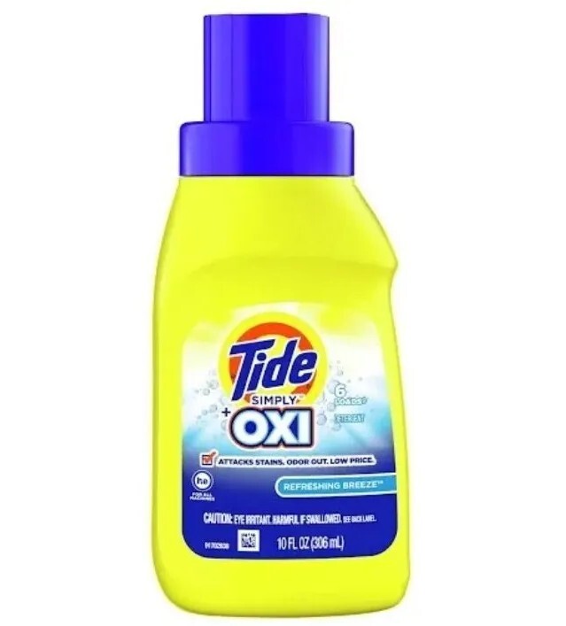NEW! TIDE Simply +OXI (2-PACK) 10 Oz. ●REFRESHING BREEZE● Laundry Detergent🫧.