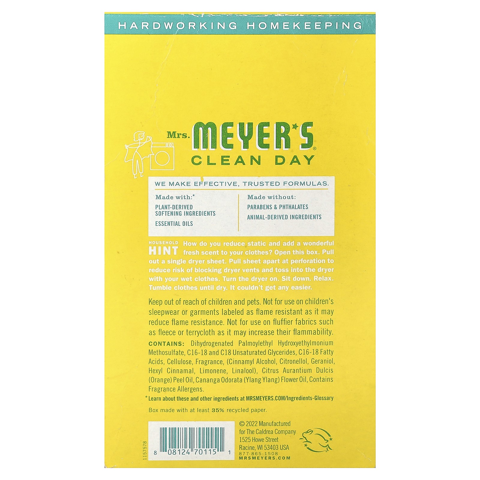 Dryer Sheets, Honeysuckle, 80 Sheets