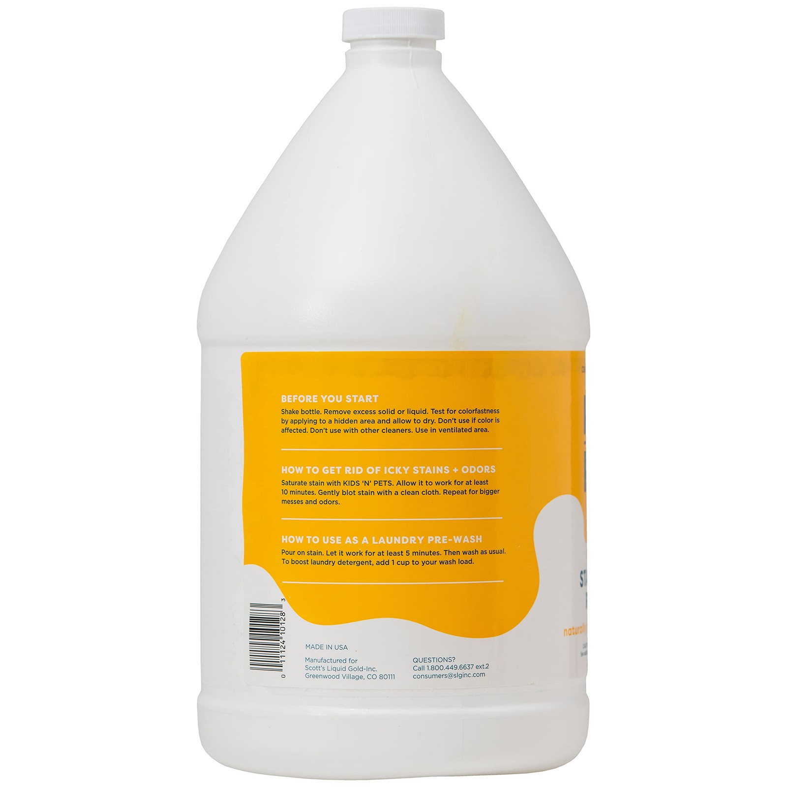KIDS ‘N’ PETS – Instant All-Purpose Stain & Odor Remover – 128 fl oz (Packaging