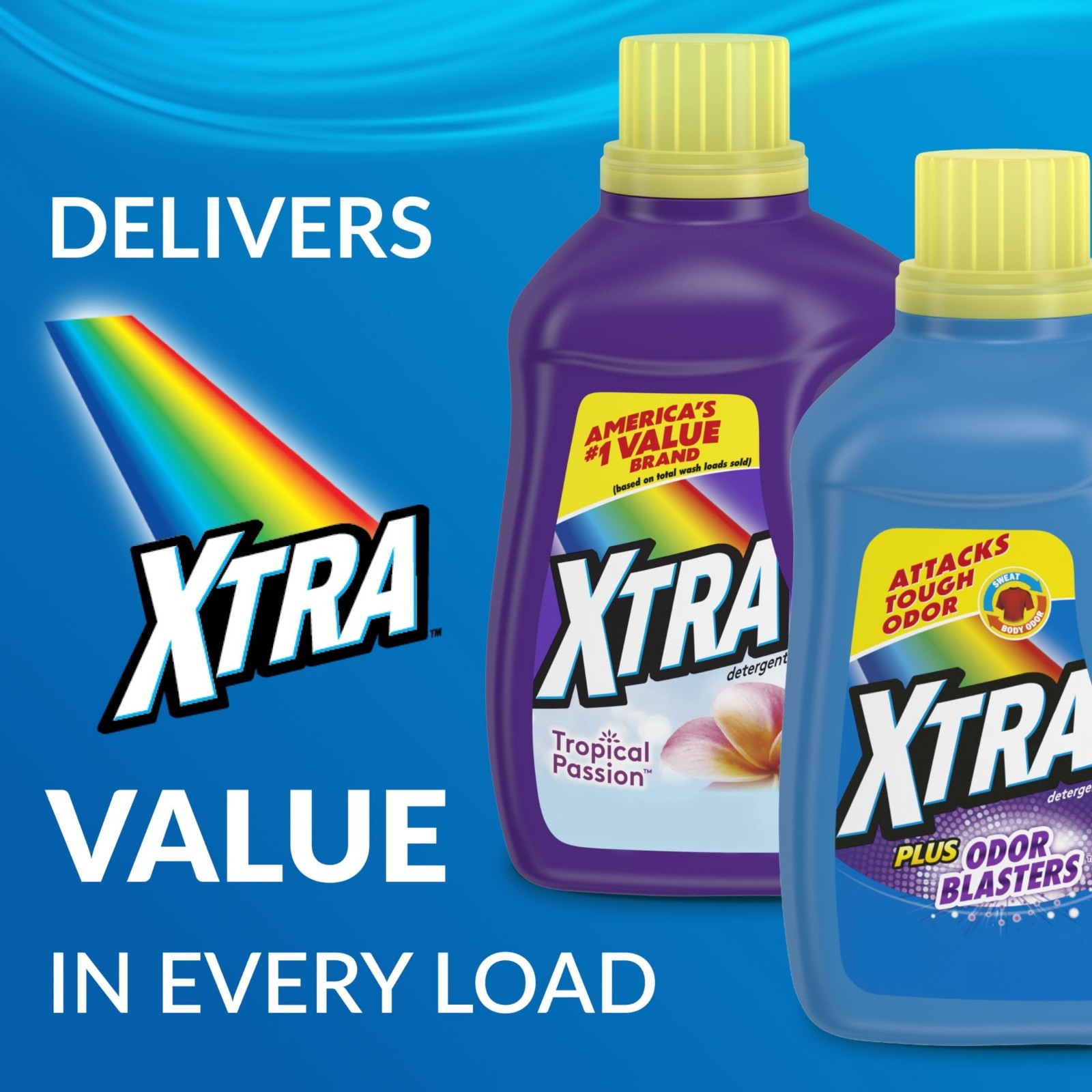Xtra Liquid Laundry Detergent Tropical Passion 312 oz 260 Loads Value Size
