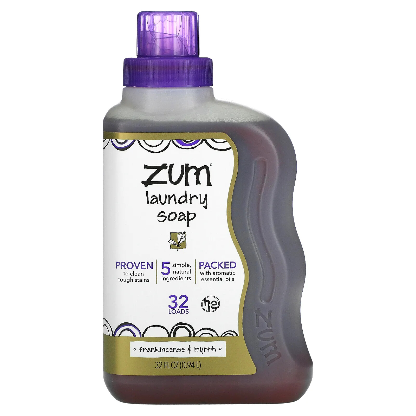 Zum Laundry Soap – Frankincense & Myrrh- 32 fl oz