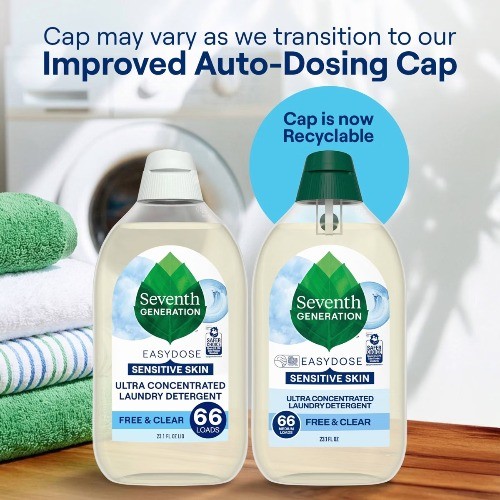 Seventh Generation Free & Clear Ultra-Concentrated 66-Loads Laundry Detergentv