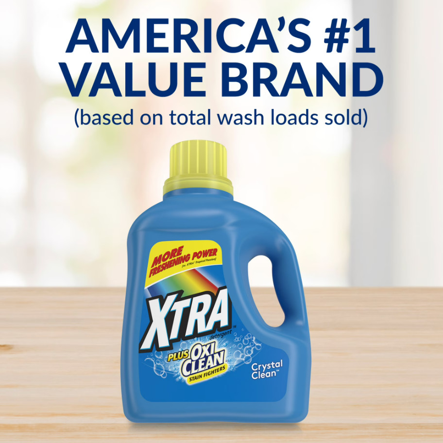 ( Pack 3 ) Xtra Plus OxiClean, 131 Loads Liquid Laundry Detergent, 203.1 fl oz