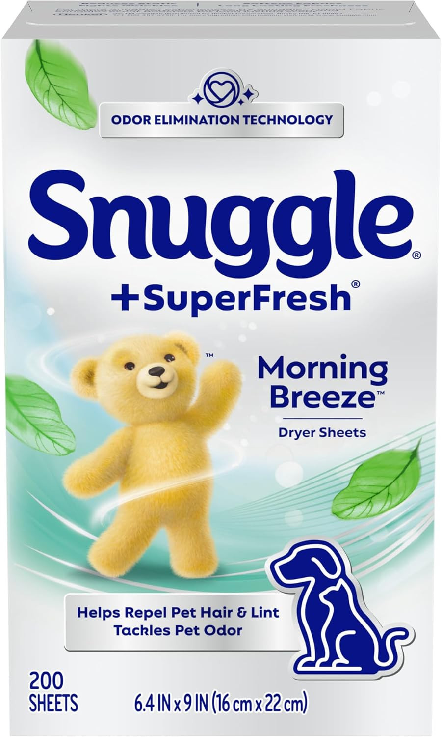 plus Superfresh Fabric Softener Dryer Sheets with Static Control and Odor Elimin
