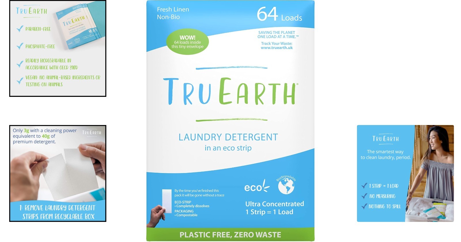 Eco-Friendly Compact Laundry Detergent Sheets – Hypoallergenic & Travel-Ready