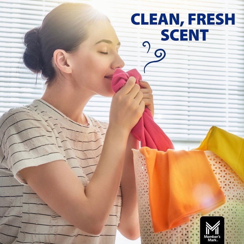 Members Mark Fabric Softener Sheets Fresh Clean Scent 480 Count Laundry