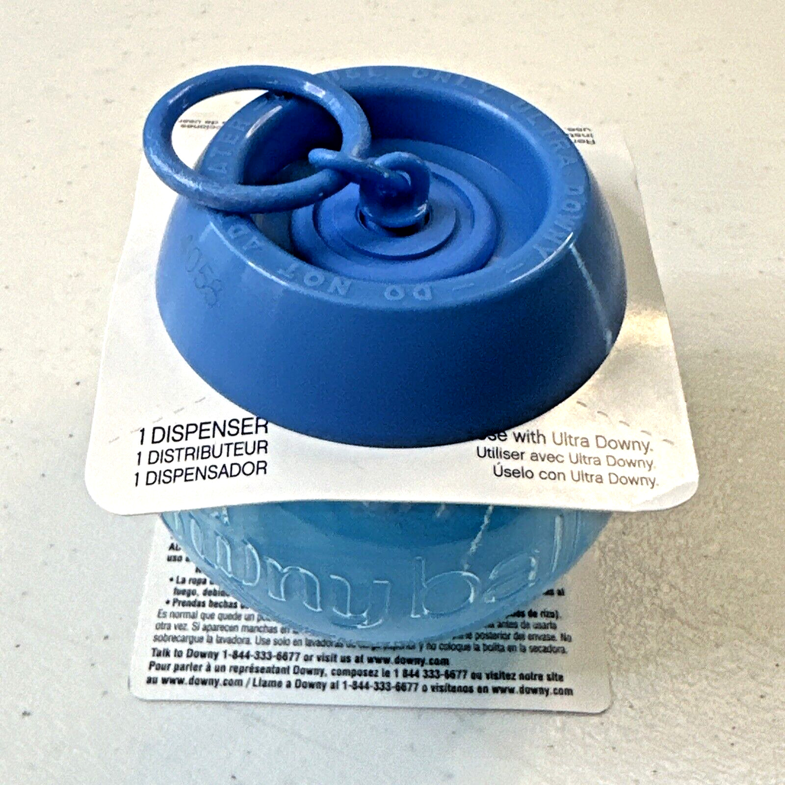 ONE Ultra Downy Ball Fabric Softener Dispenser Ball Pull Pour Toss Single NEW
