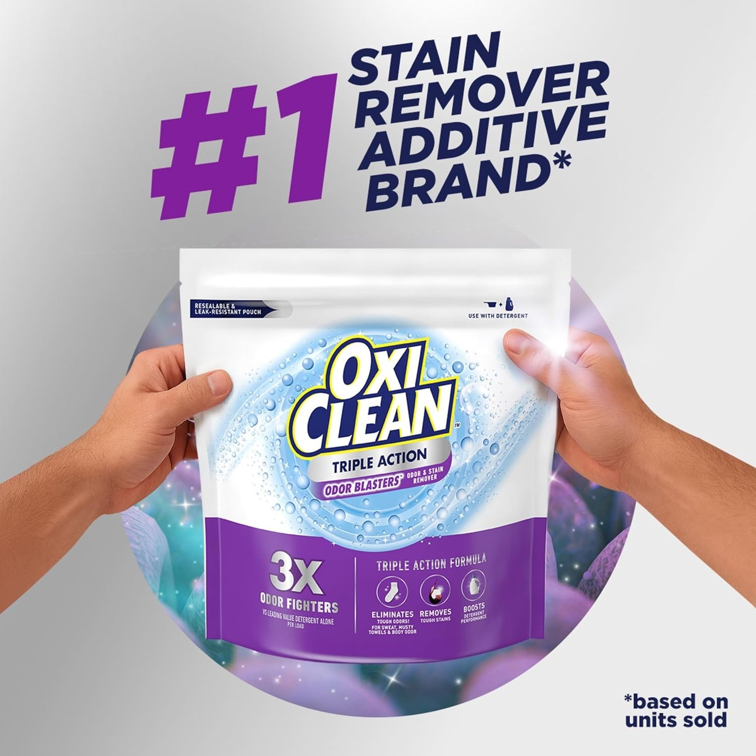 Odor and Stain Remover Powder 4 lbs Odor Blasters Laundry Additive